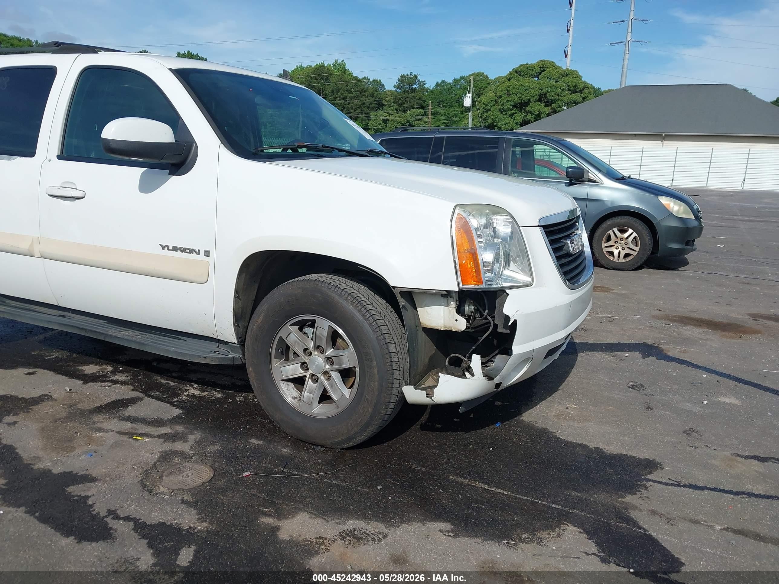 2007 Gmc Yukon Slt White vin: 1GKFC13J07J102662