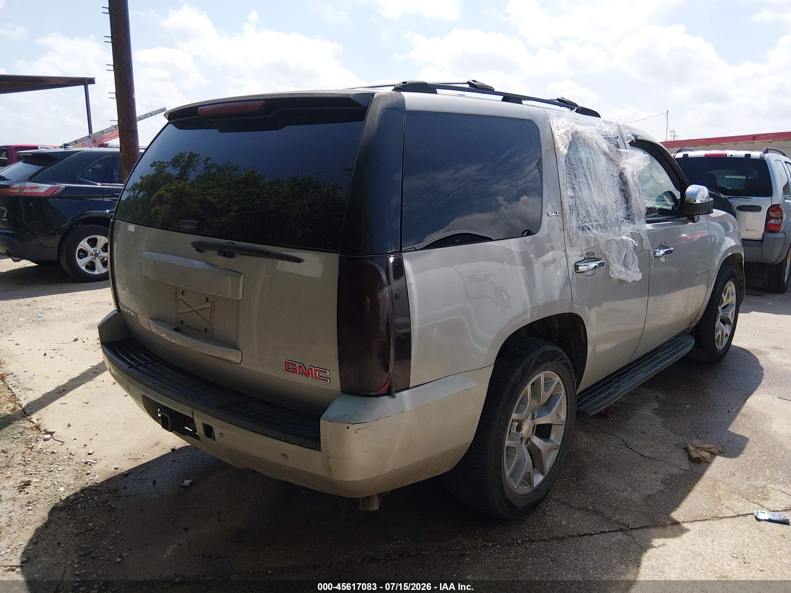 2007 Gmc Yukon Slt Champagne vin: 1GKFC13J17R173967