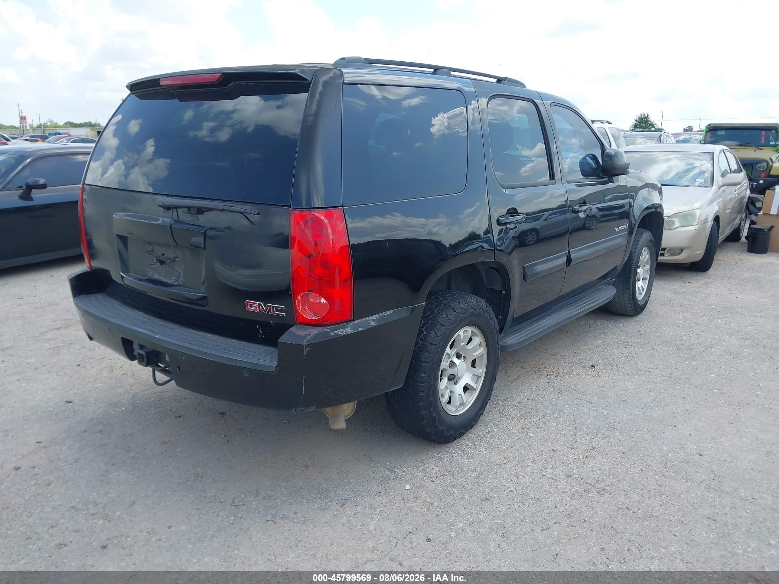 2008 Gmc Yukon Sle Black vin: 1GKFC13J18R189376