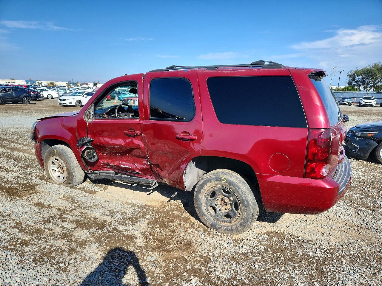 2007 Gmc Yukon Burgundy vin: 1GKFC13J27J102355