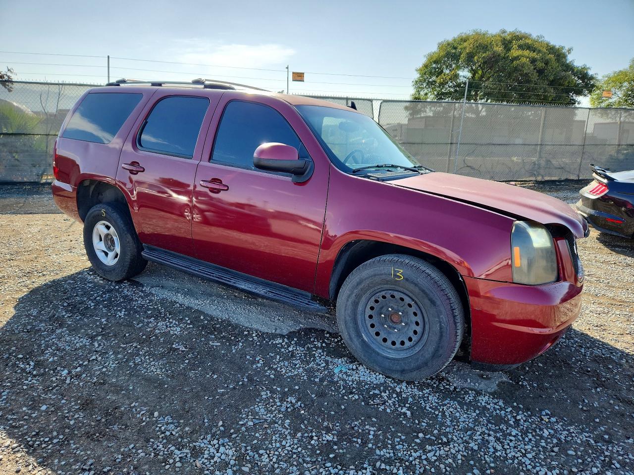2007 Gmc Yukon Burgundy vin: 1GKFC13J27J102355