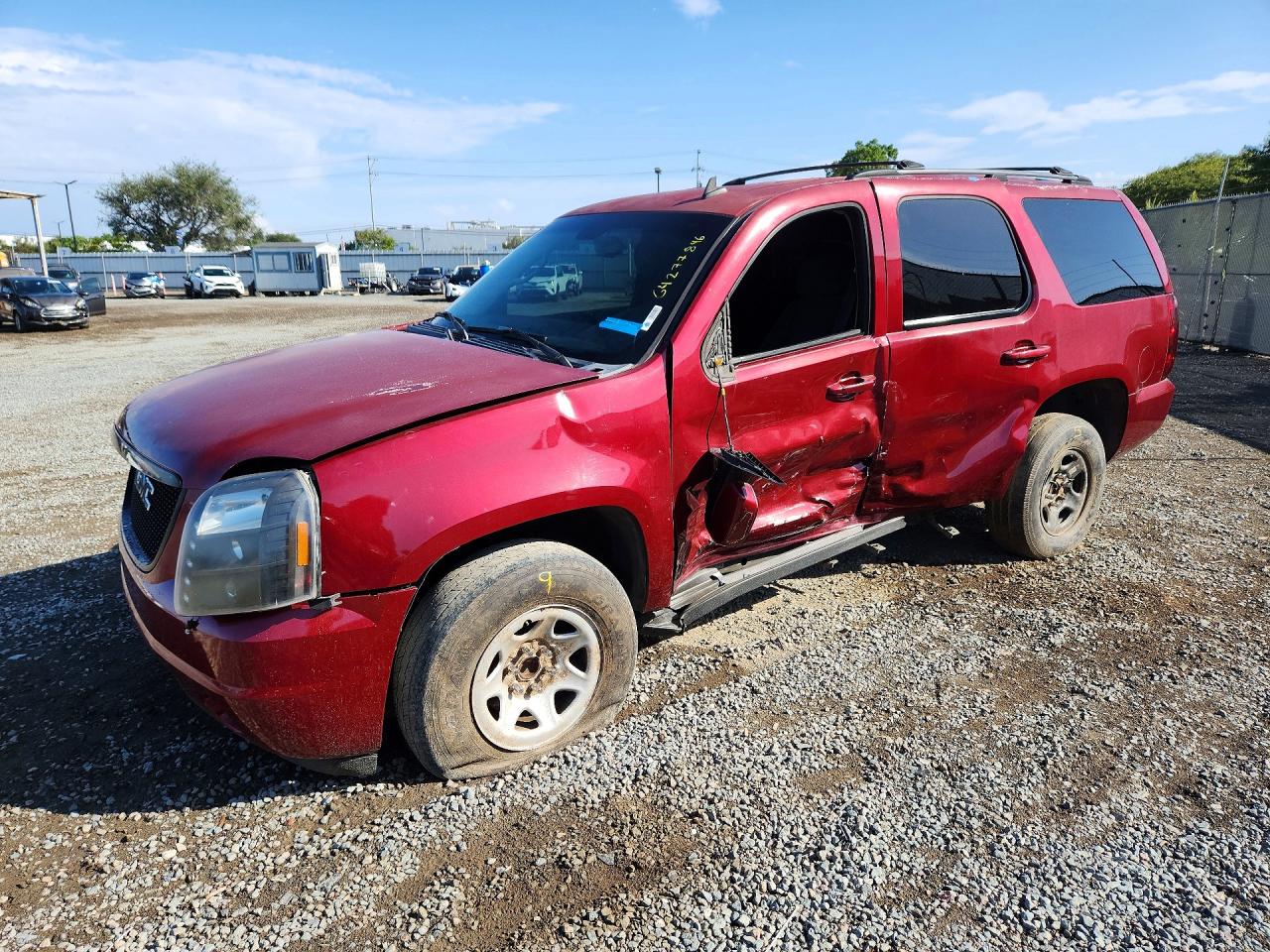 2007 Gmc Yukon Burgundy vin: 1GKFC13J27J102355
