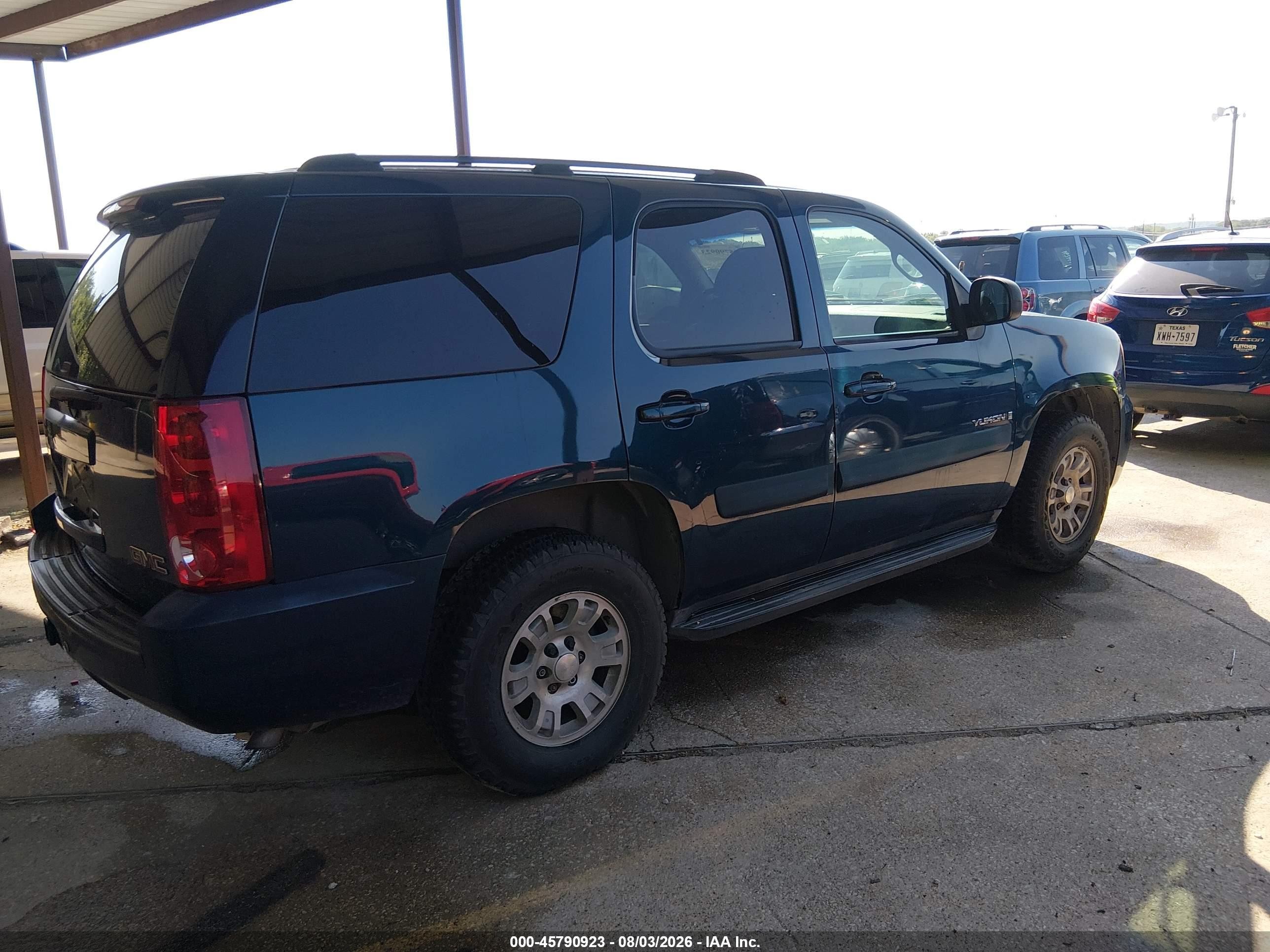 2007 Gmc Yukon Sle Blue vin: 1GKFC13J27R266125