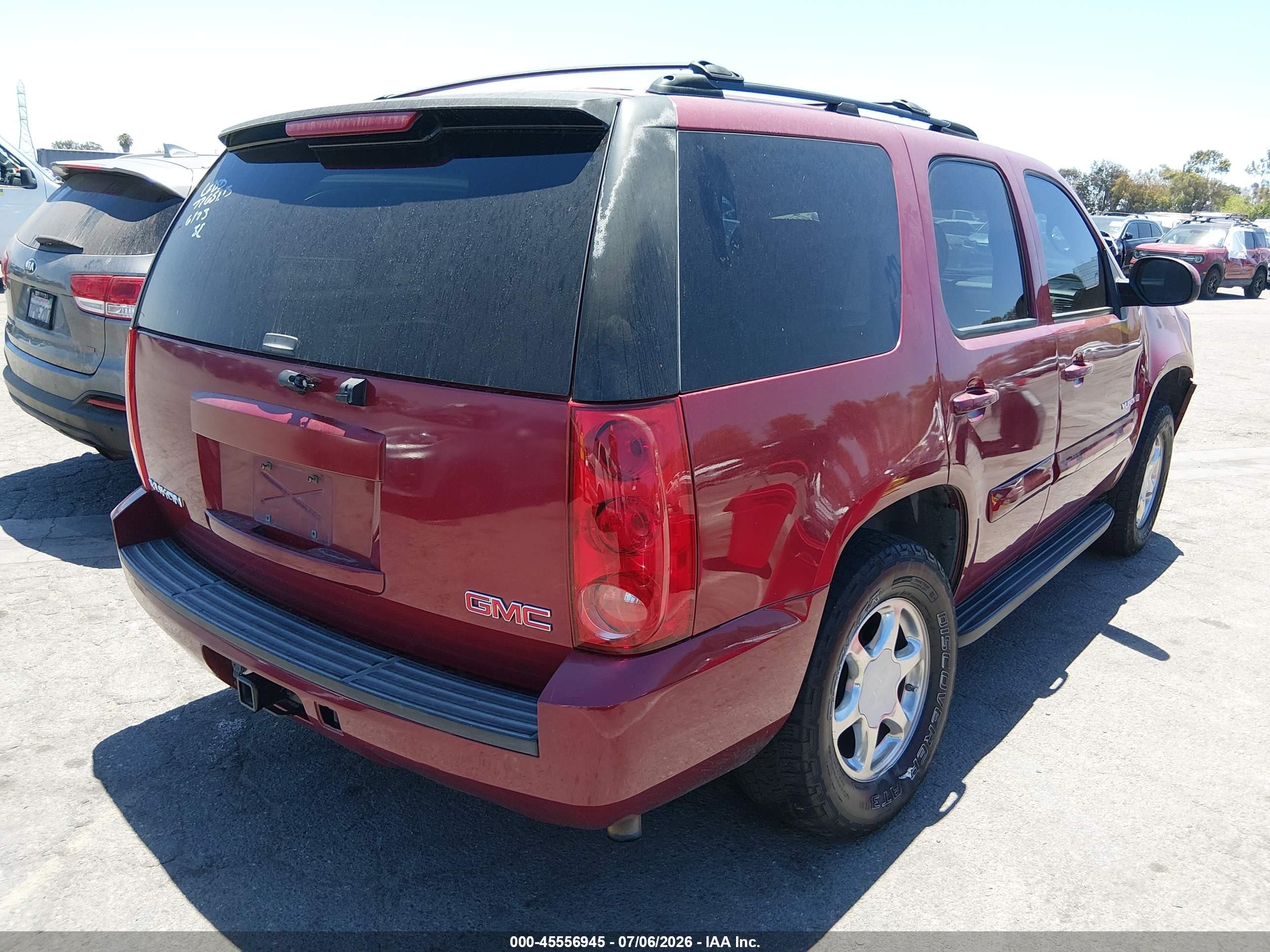 2007 Gmc Yukon Slt Red vin: 1GKFC13J57R129115