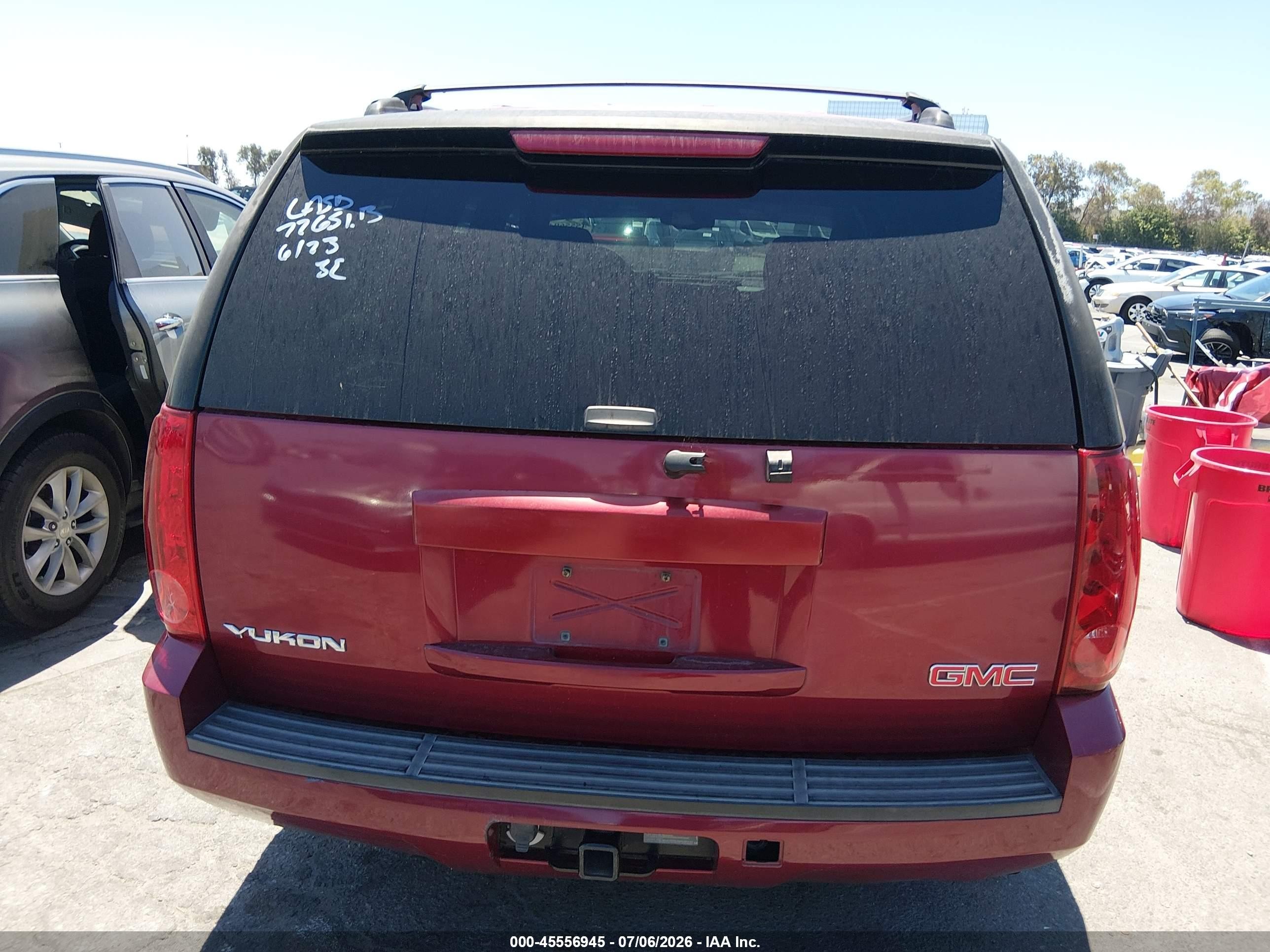 2007 Gmc Yukon Slt Red vin: 1GKFC13J57R129115