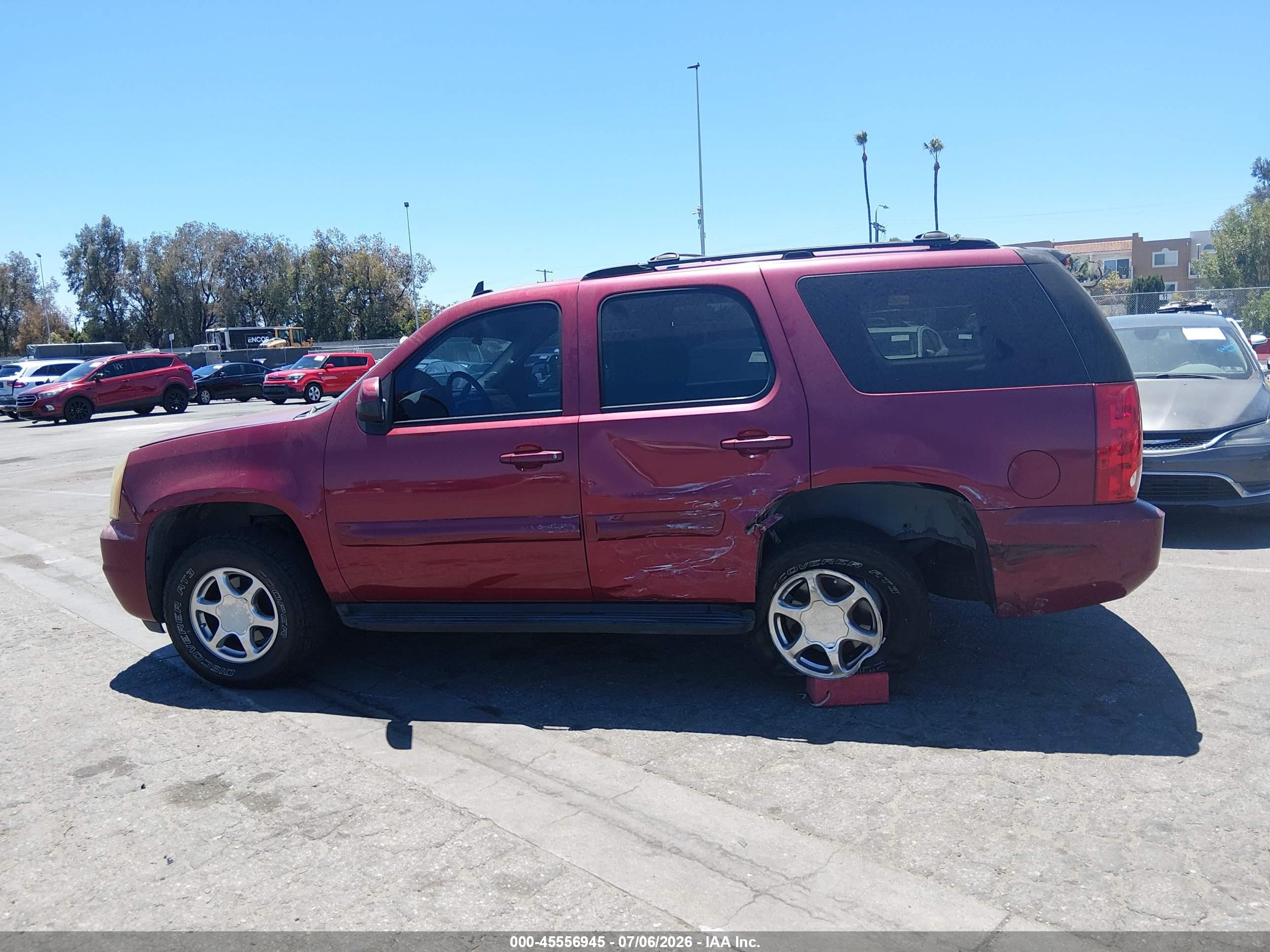 2007 Gmc Yukon Slt Red vin: 1GKFC13J57R129115