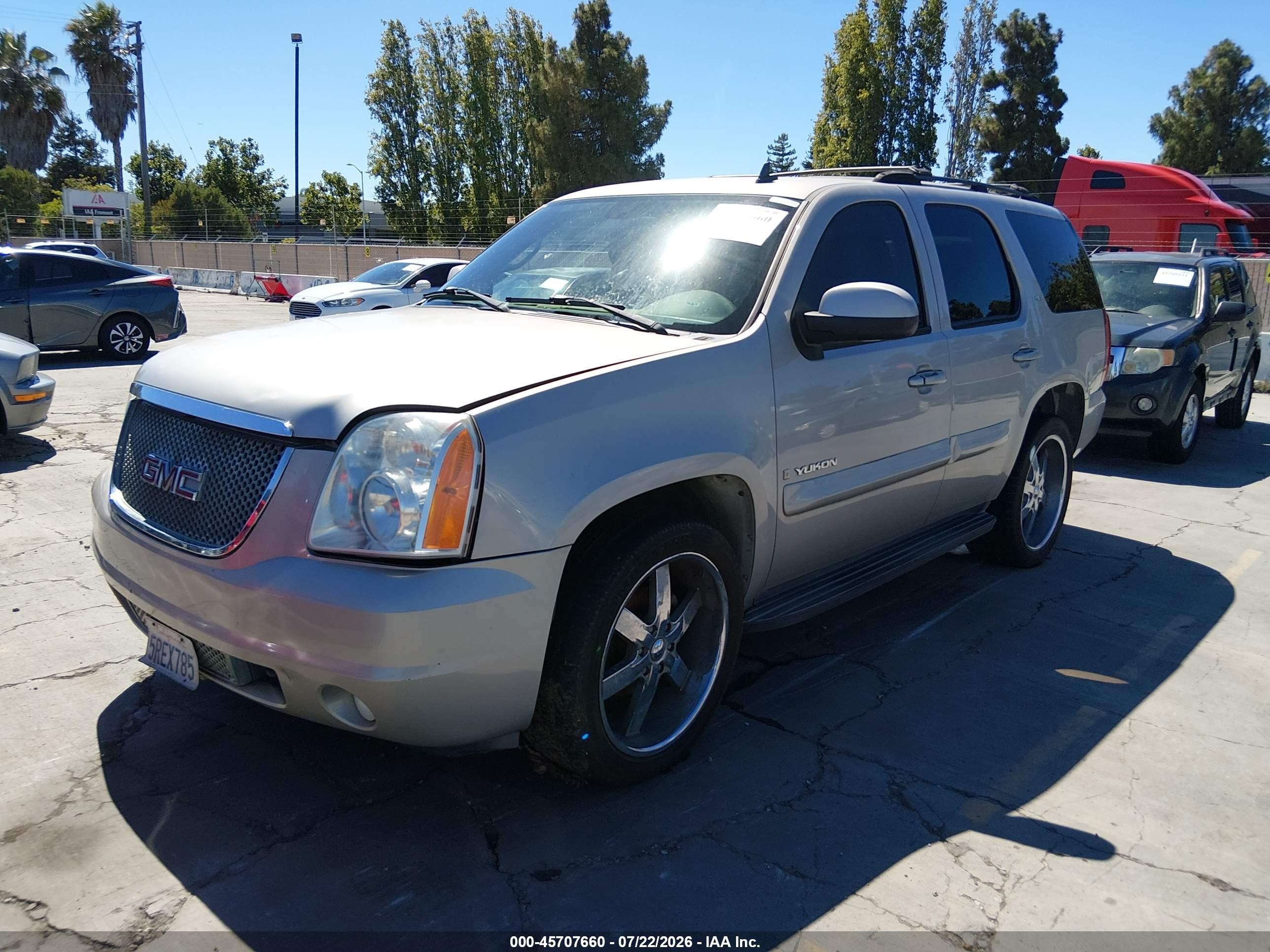 2007 Gmc Yukon Slt Beige vin: 1GKFC13J57R210809