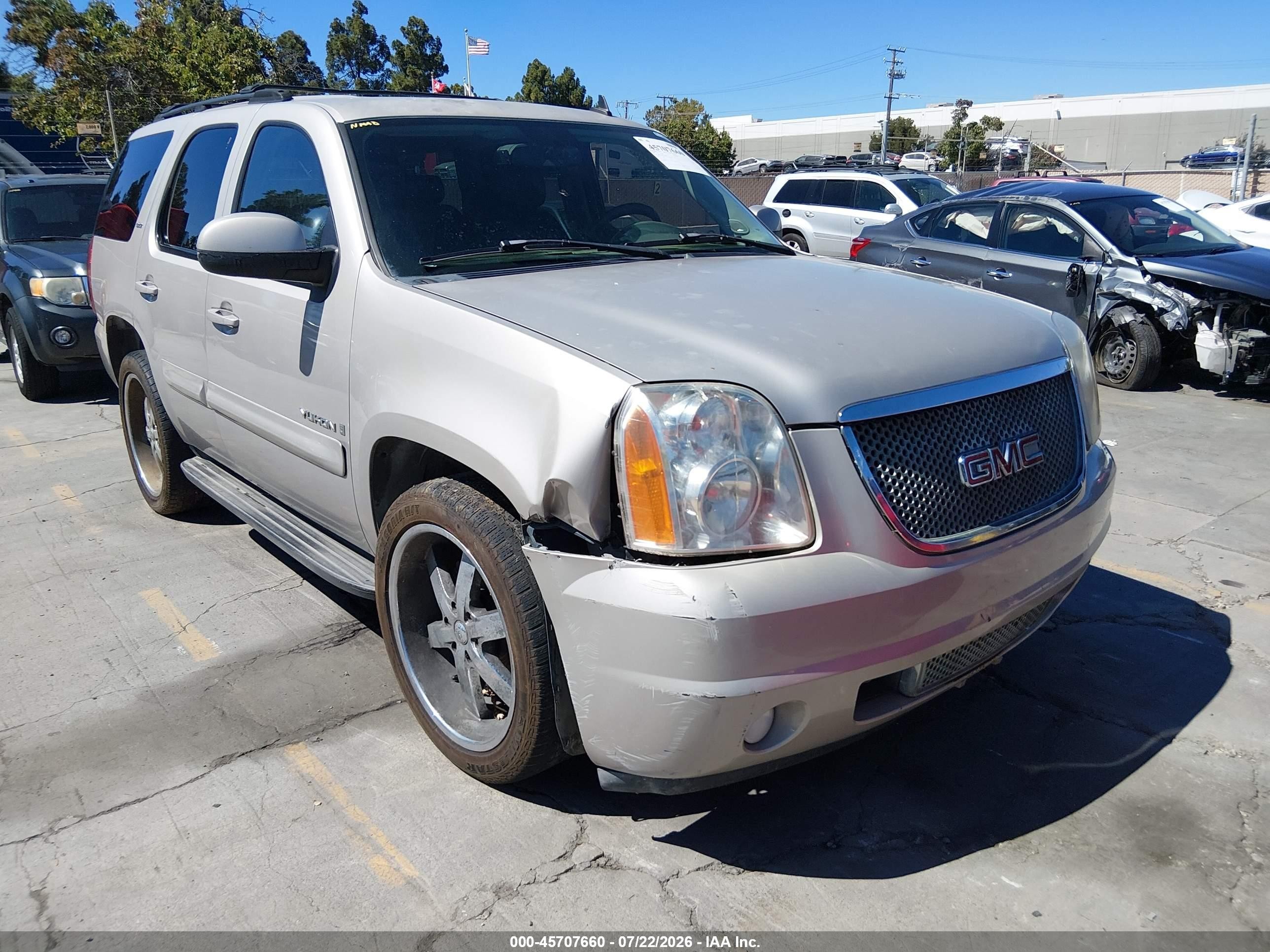 2007 Gmc Yukon Slt Beige vin: 1GKFC13J57R210809