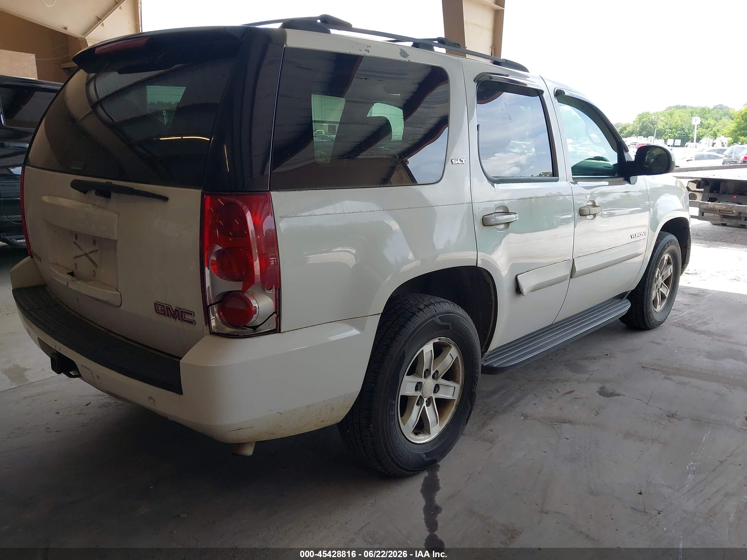 2007 Gmc Yukon Slt White vin: 1GKFC13J67J123547
