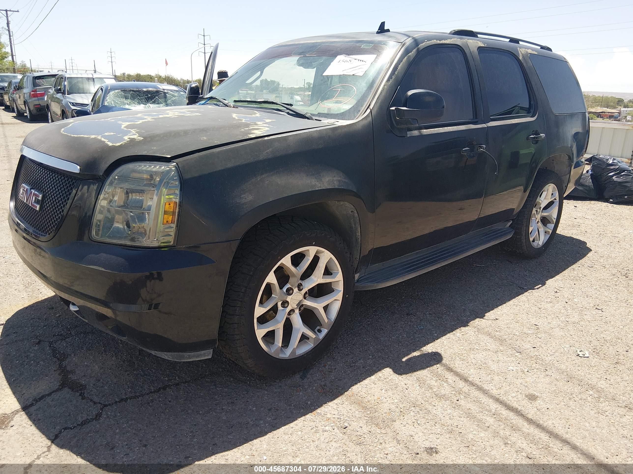 2007 Gmc Yukon Sle Black vin: 1GKFC13J67R210429
