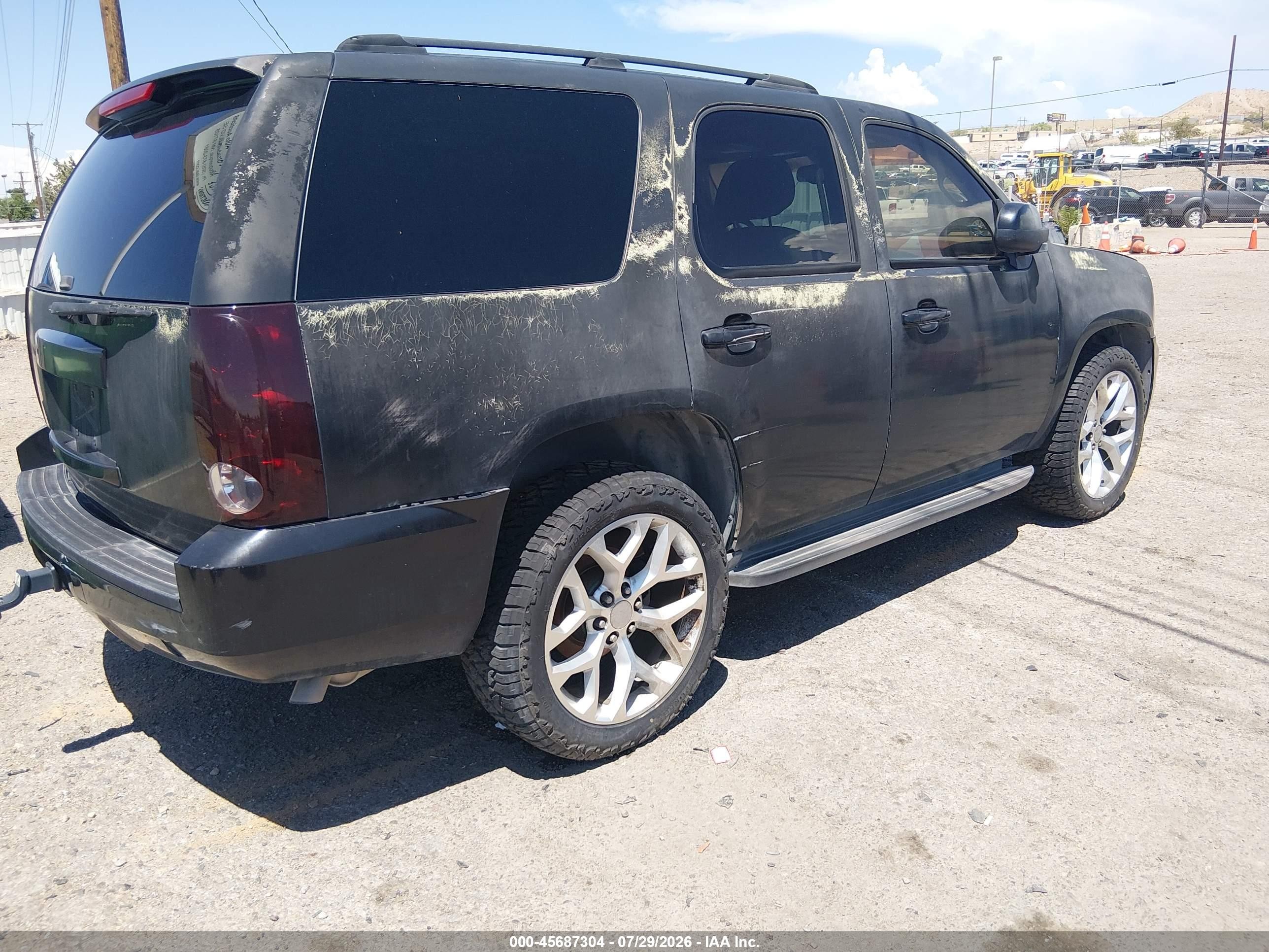 2007 Gmc Yukon Sle Black vin: 1GKFC13J67R210429