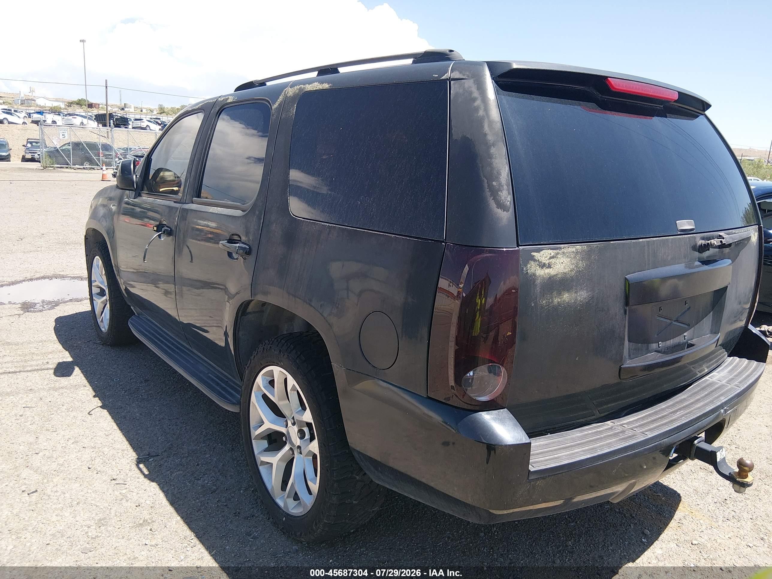 2007 Gmc Yukon Sle Black vin: 1GKFC13J67R210429
