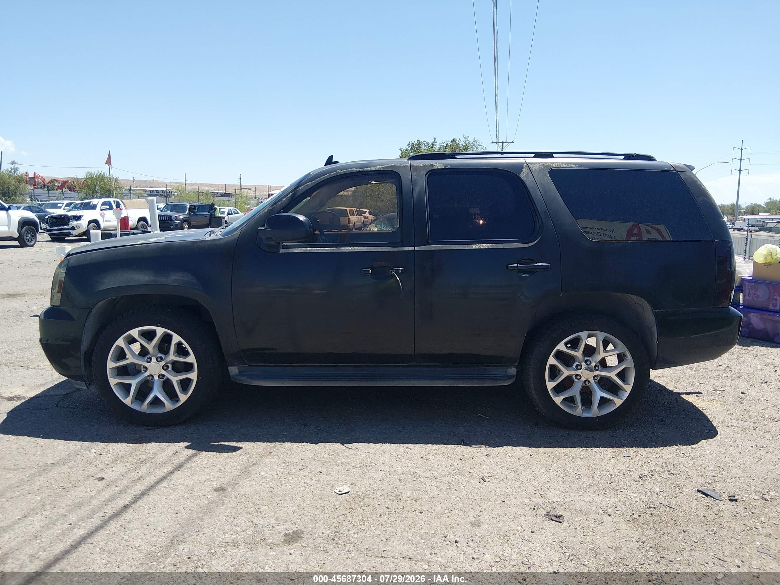 2007 Gmc Yukon Sle Black vin: 1GKFC13J67R210429