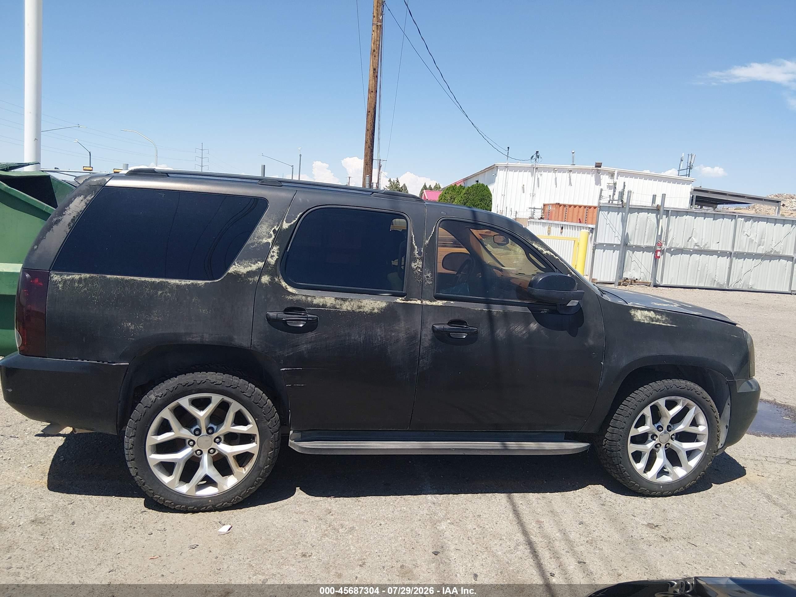 2007 Gmc Yukon Sle Black vin: 1GKFC13J67R210429