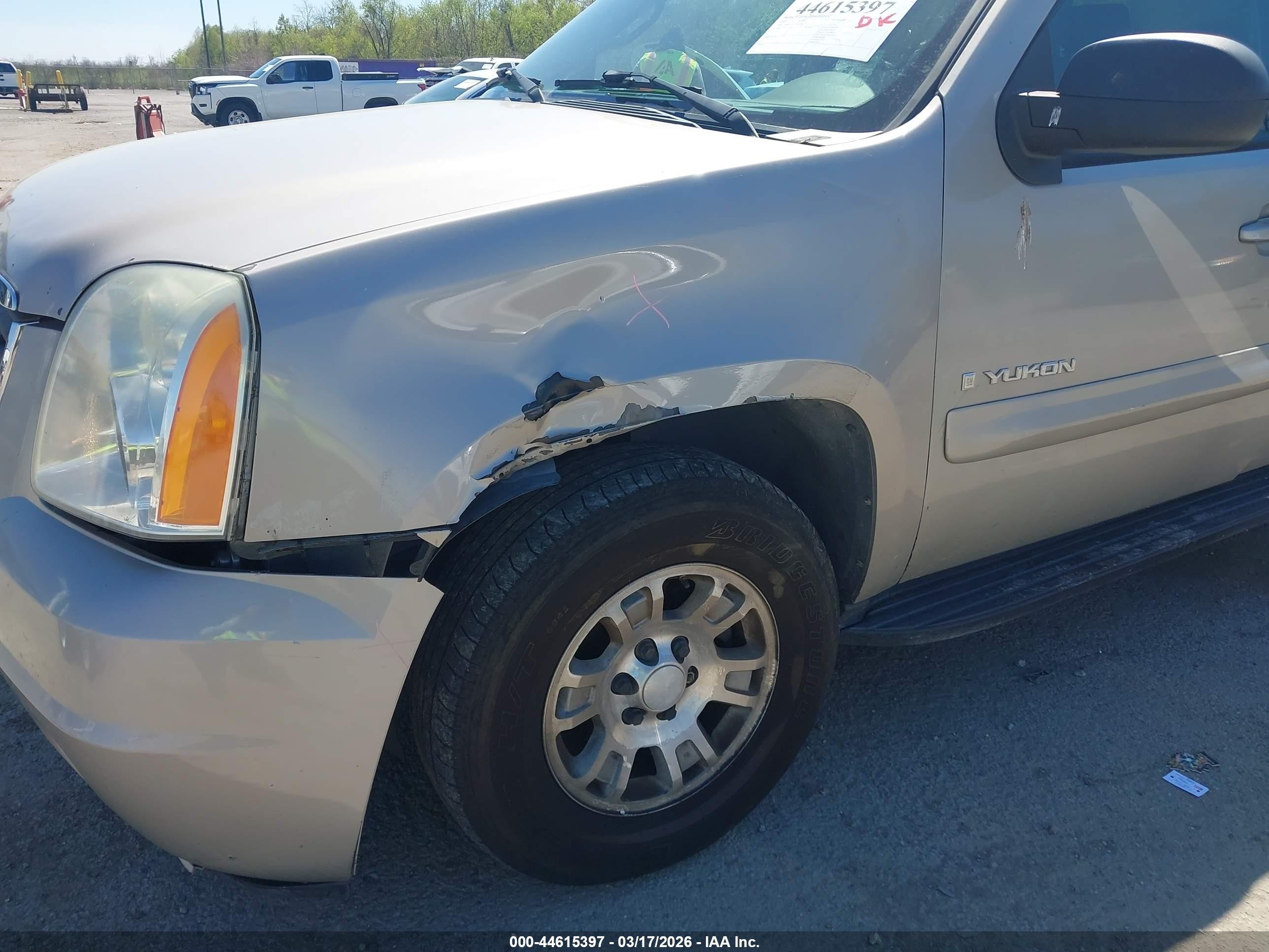 2007 Gmc Yukon Slt Tan vin: 1GKFC13J77R208771