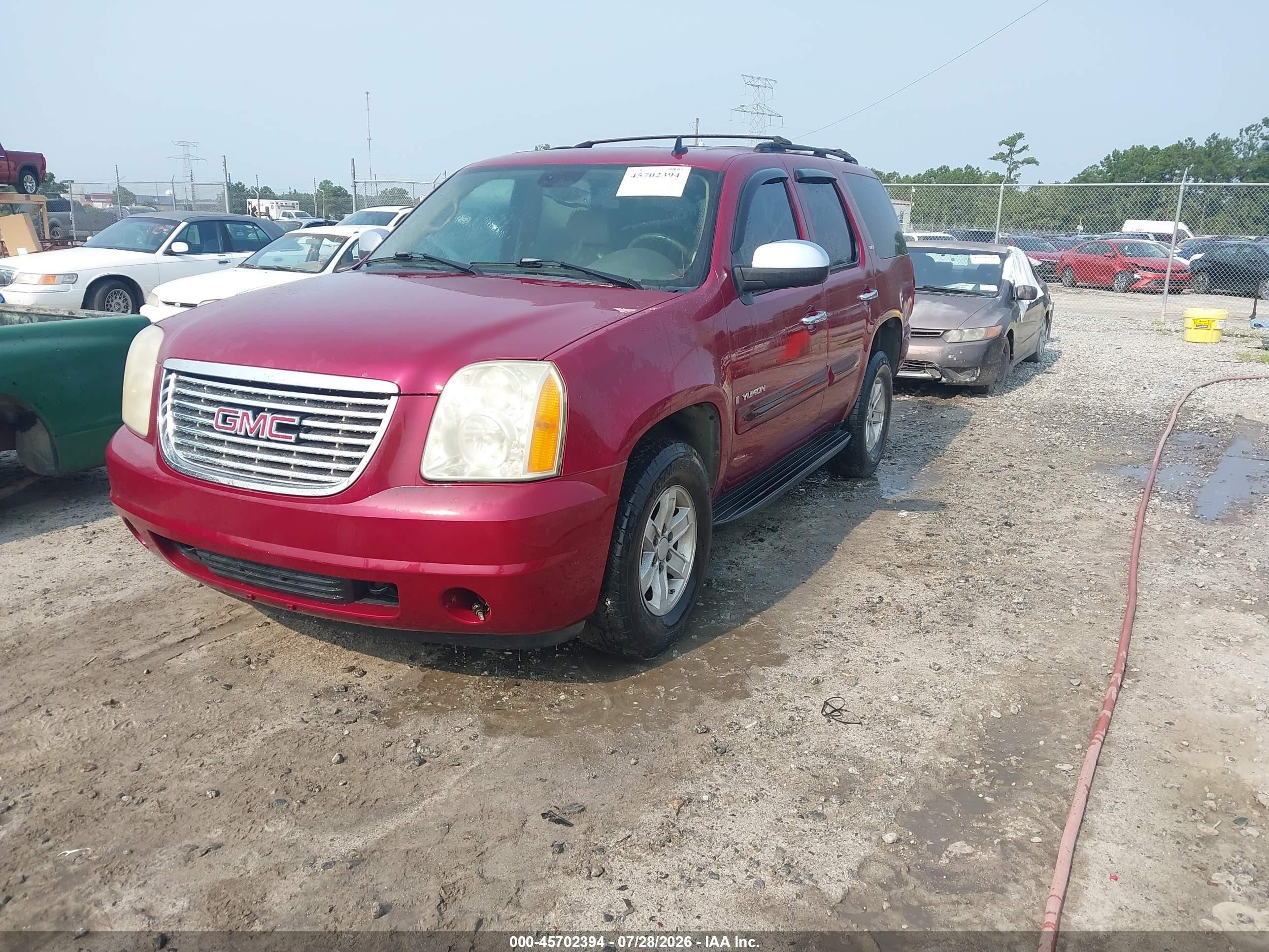 2007 Gmc Yukon Slt Red vin: 1GKFC13J77R217759