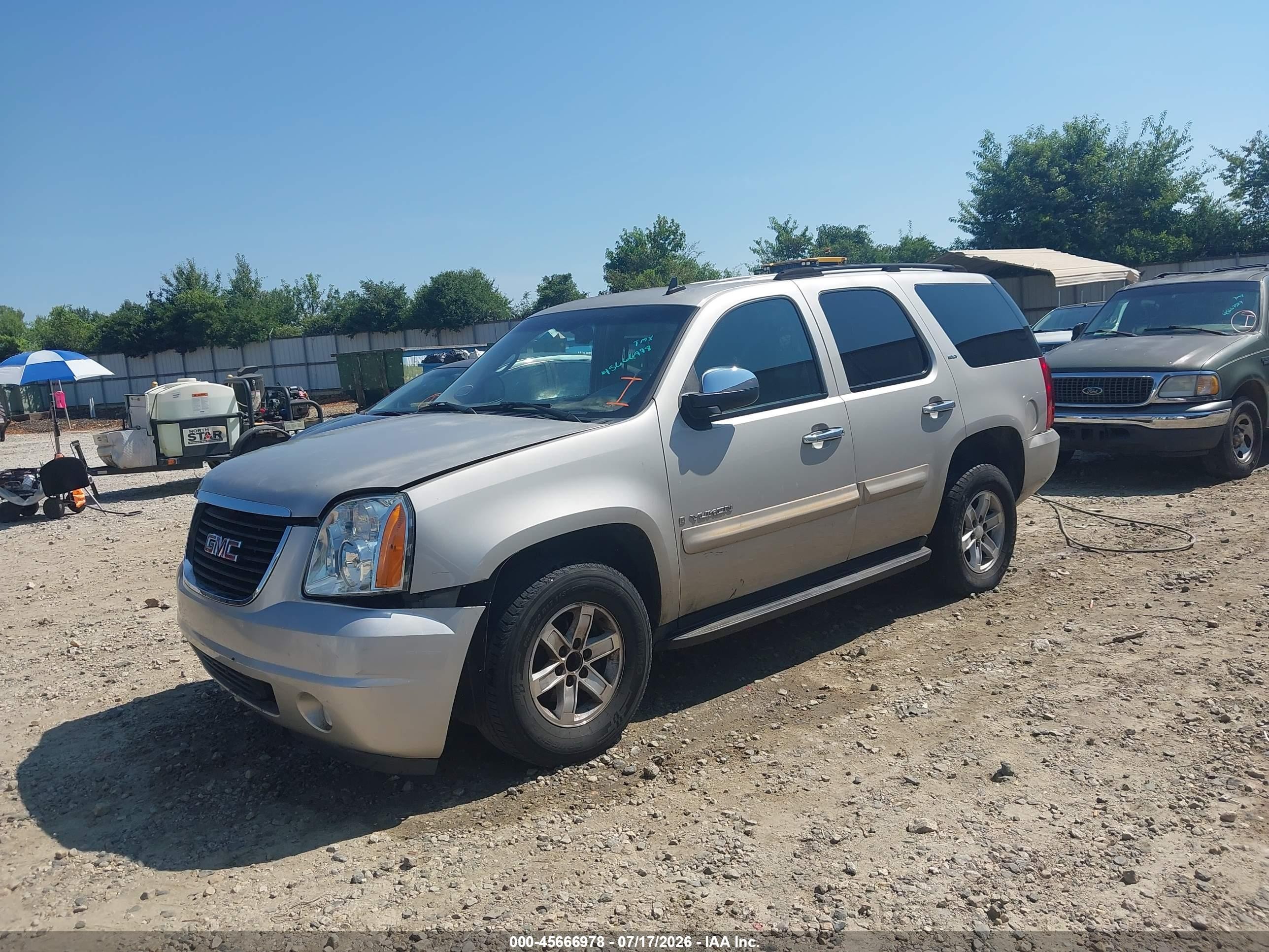 2007 Gmc Yukon Slt Желто-коричневый vin: 1GKFC13J77R286306