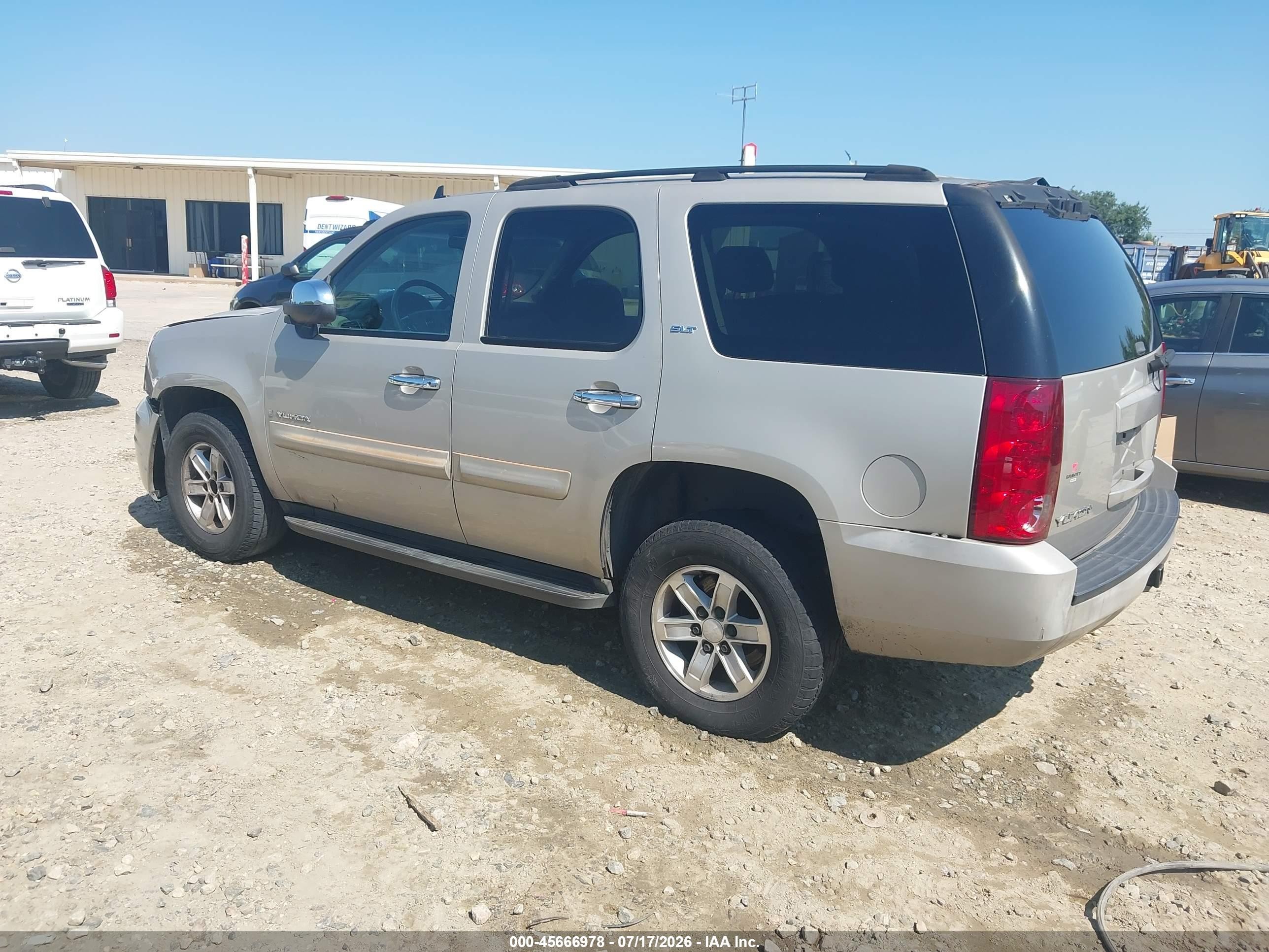 2007 Gmc Yukon Slt Желто-коричневый vin: 1GKFC13J77R286306