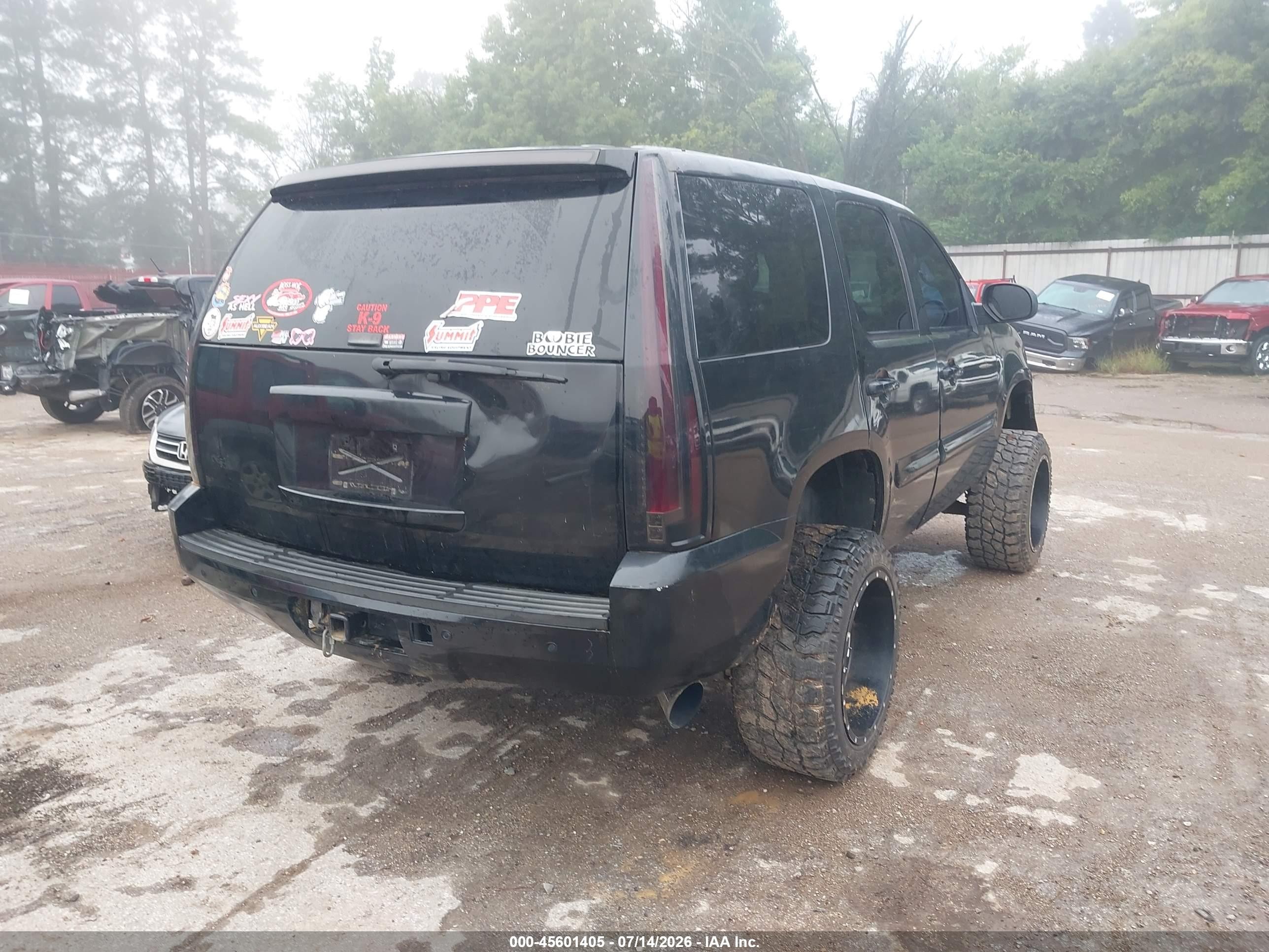 2008 Gmc Yukon Sle Black vin: 1GKFC13J88R119020