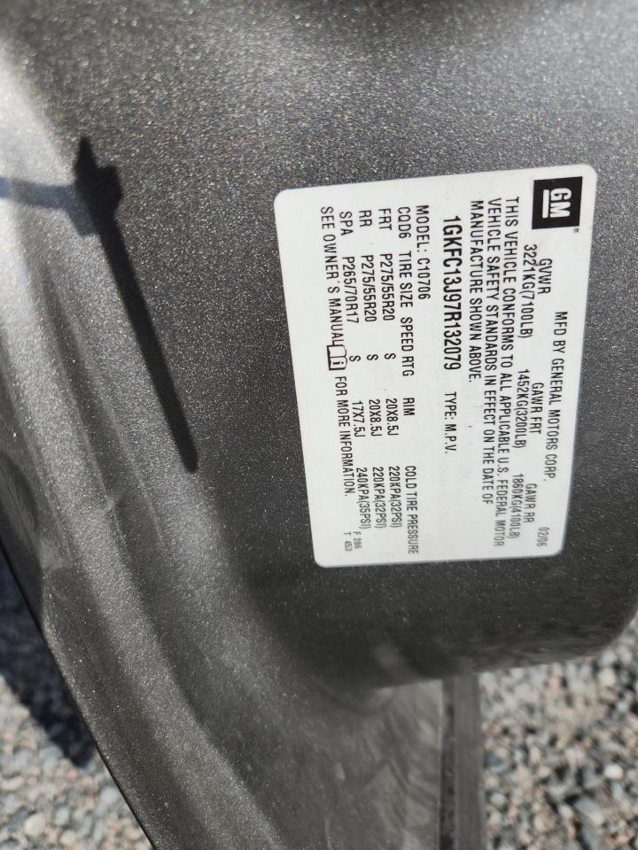 2007 Gmc Yukon Gray vin: 1GKFC13J97R132079