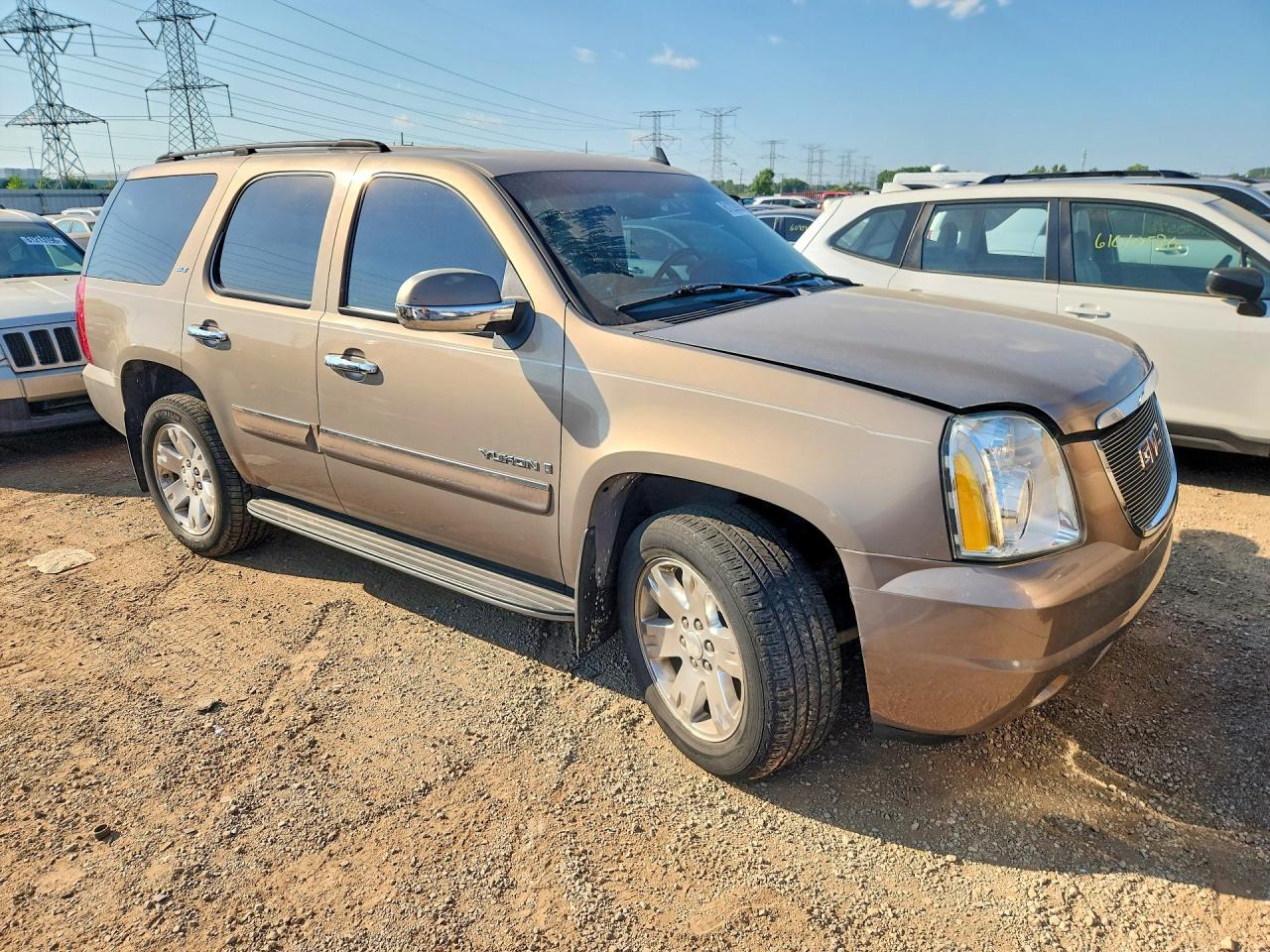 2007 Gmc Yukon Cream vin: 1GKFC13J97R143888