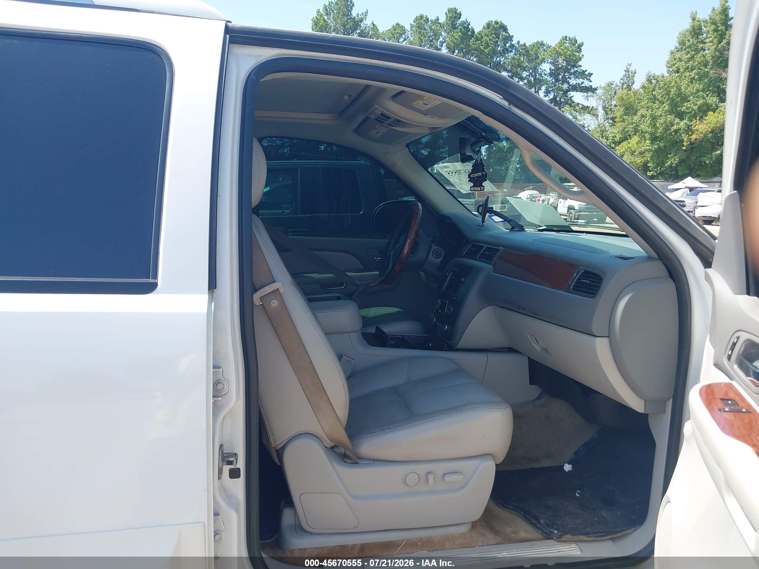 2007 Gmc Yukon Slt White vin: 1GKFC13J97R249709