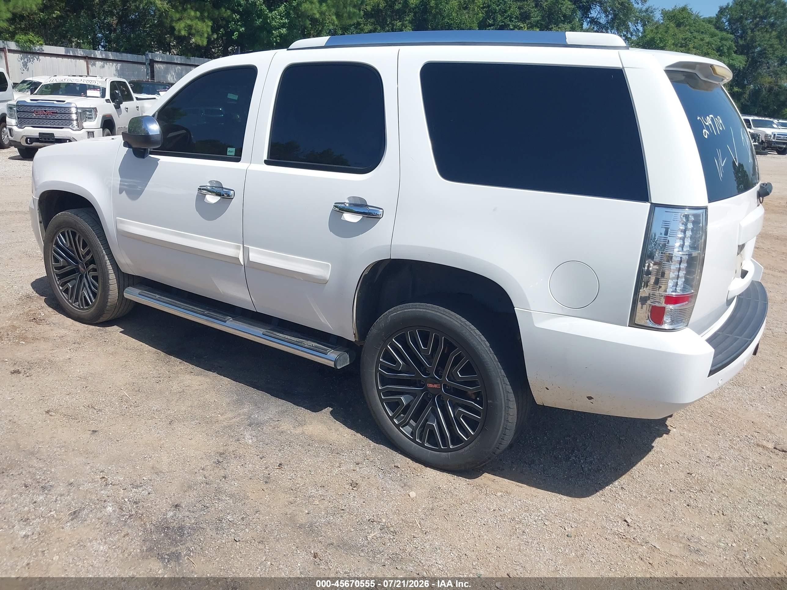 2007 Gmc Yukon Slt White vin: 1GKFC13J97R249709