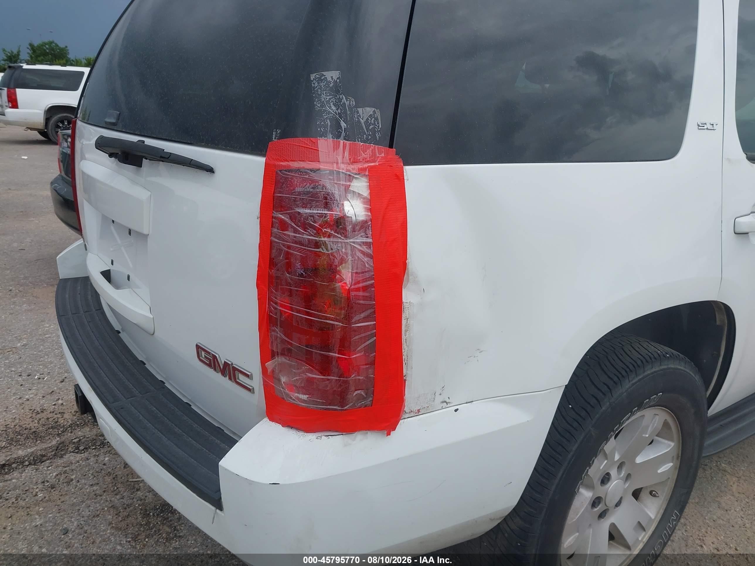 2007 Gmc Yukon Slt White vin: 1GKFC13J97R284735