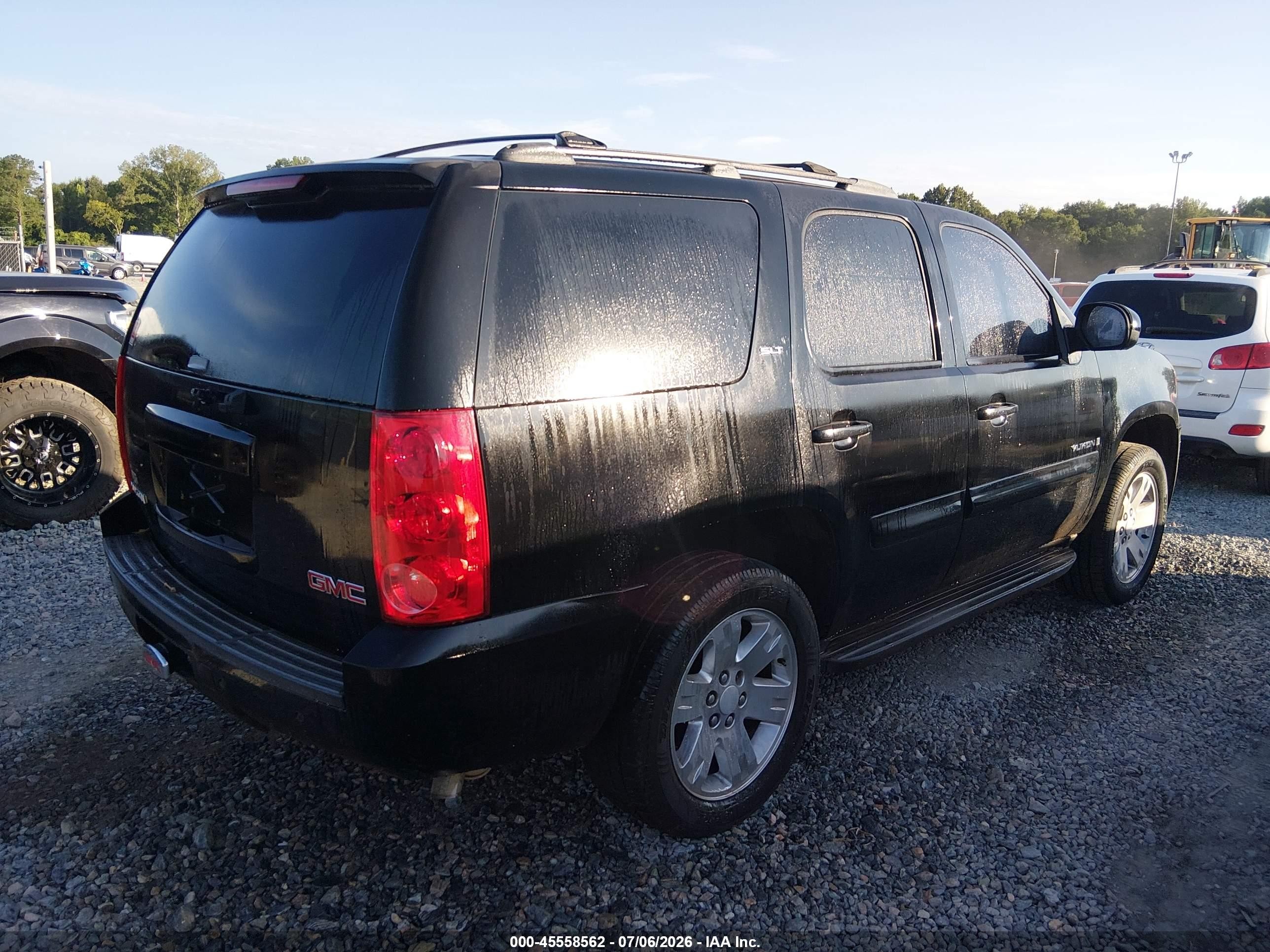 2008 Gmc Yukon Slt Black vin: 1GKFC13J98R180036