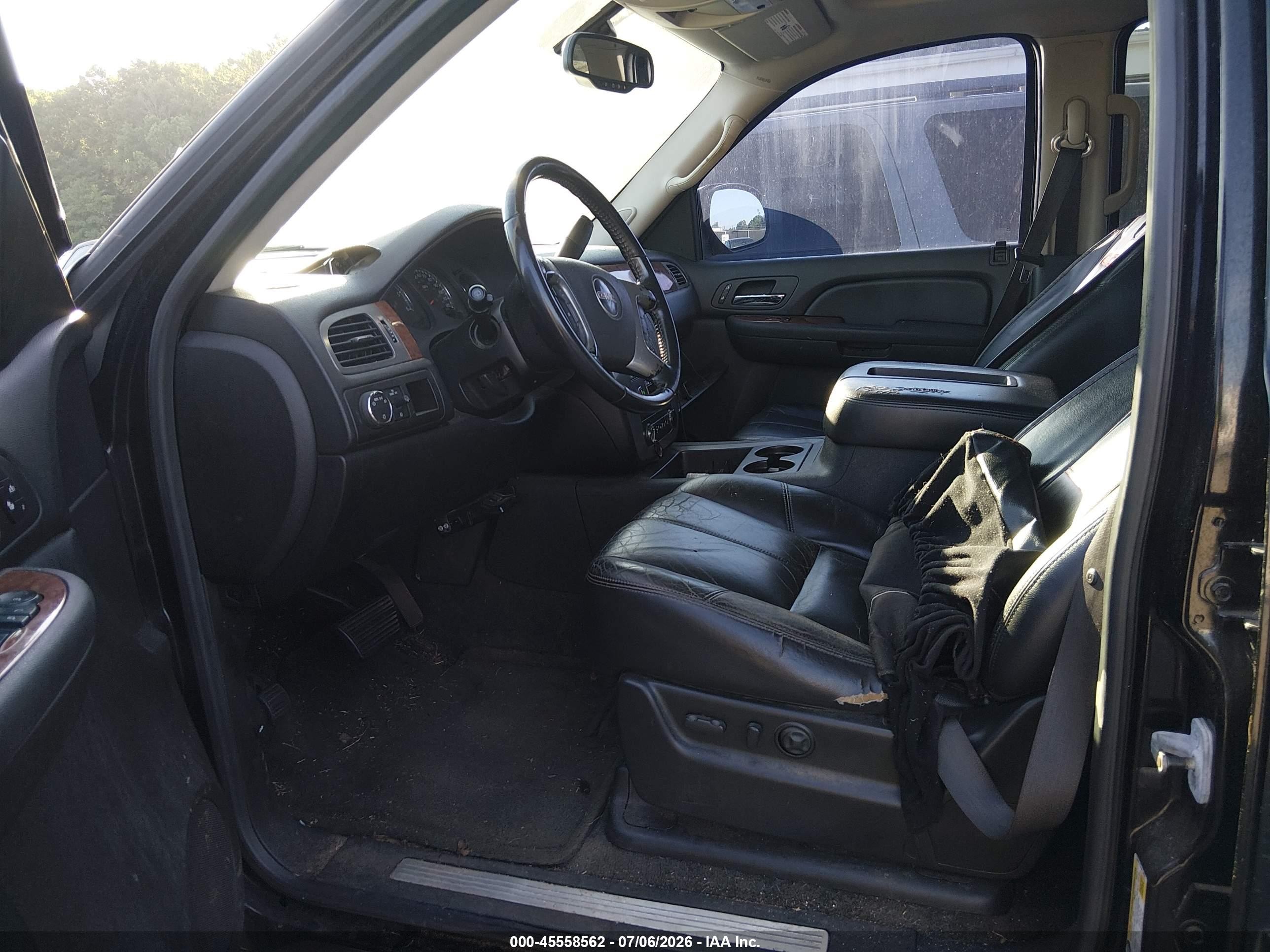 2008 Gmc Yukon Slt Black vin: 1GKFC13J98R180036