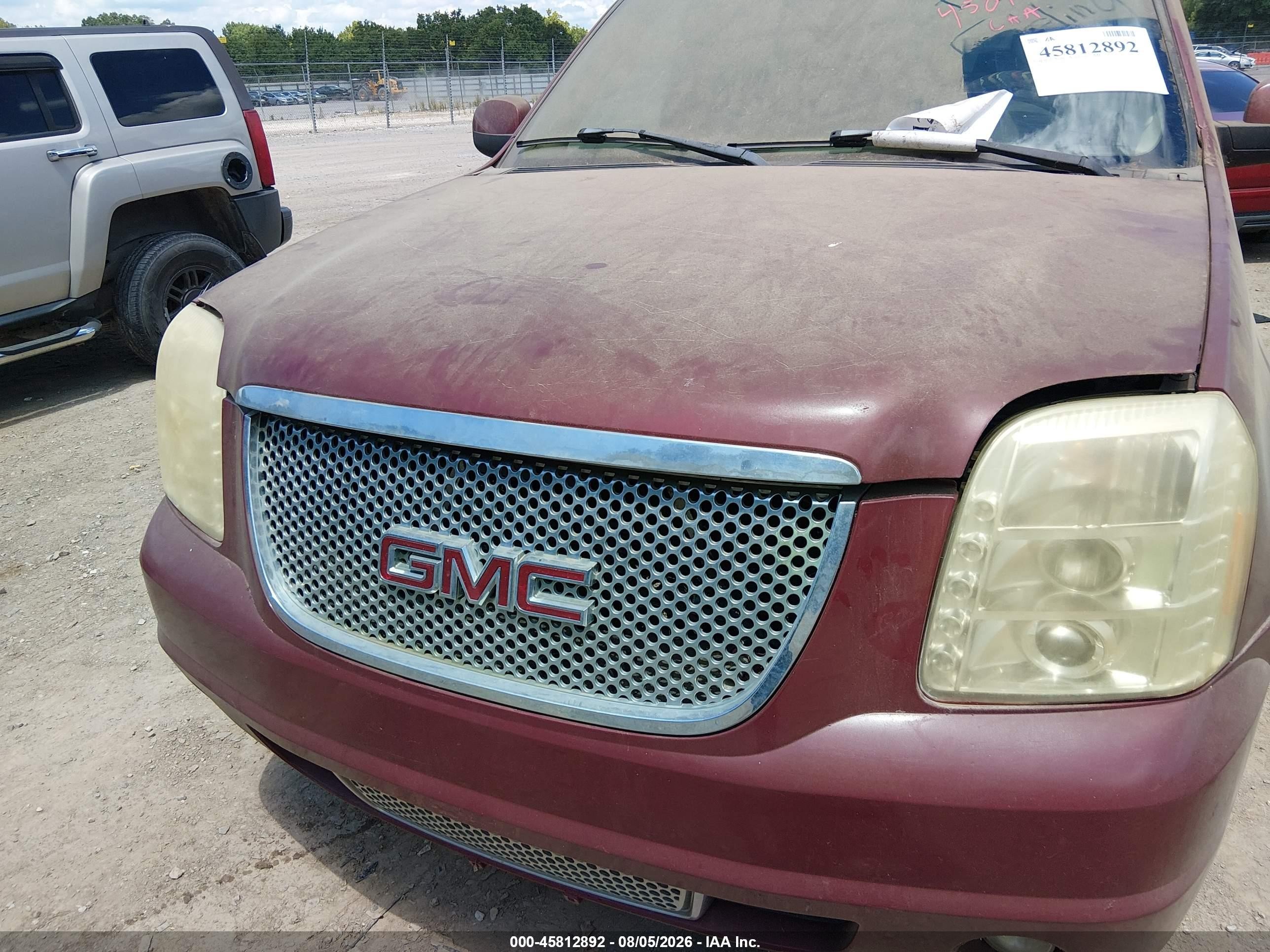 2007 Gmc Yukon Slt Maroon vin: 1GKFC13JX7J104449