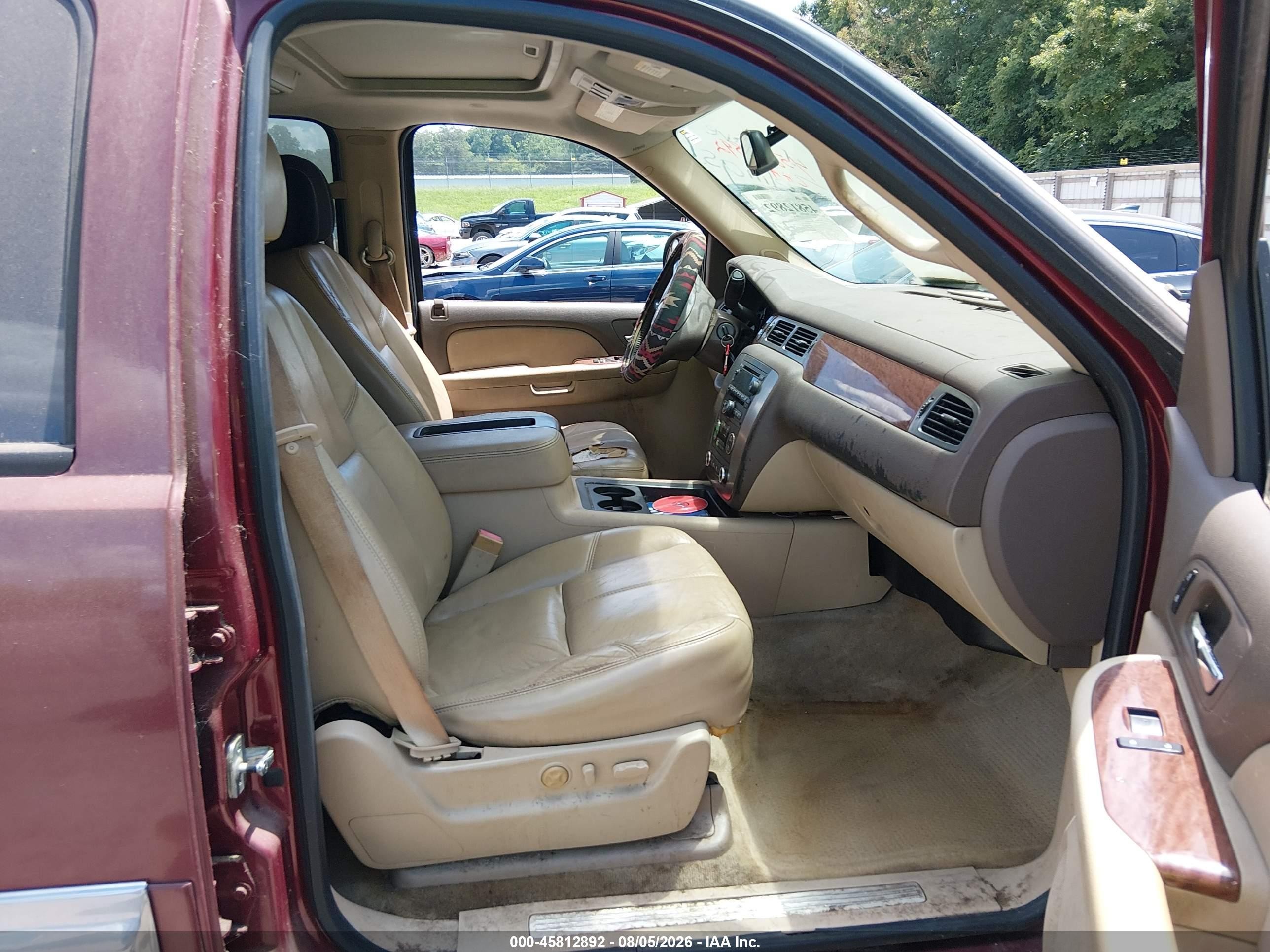2007 Gmc Yukon Slt Maroon vin: 1GKFC13JX7J104449
