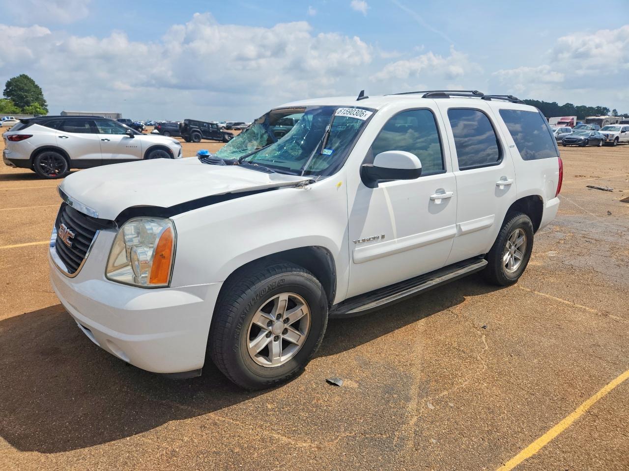 2007 Gmc Yukon White vin: 1GKFC13JX7J117363