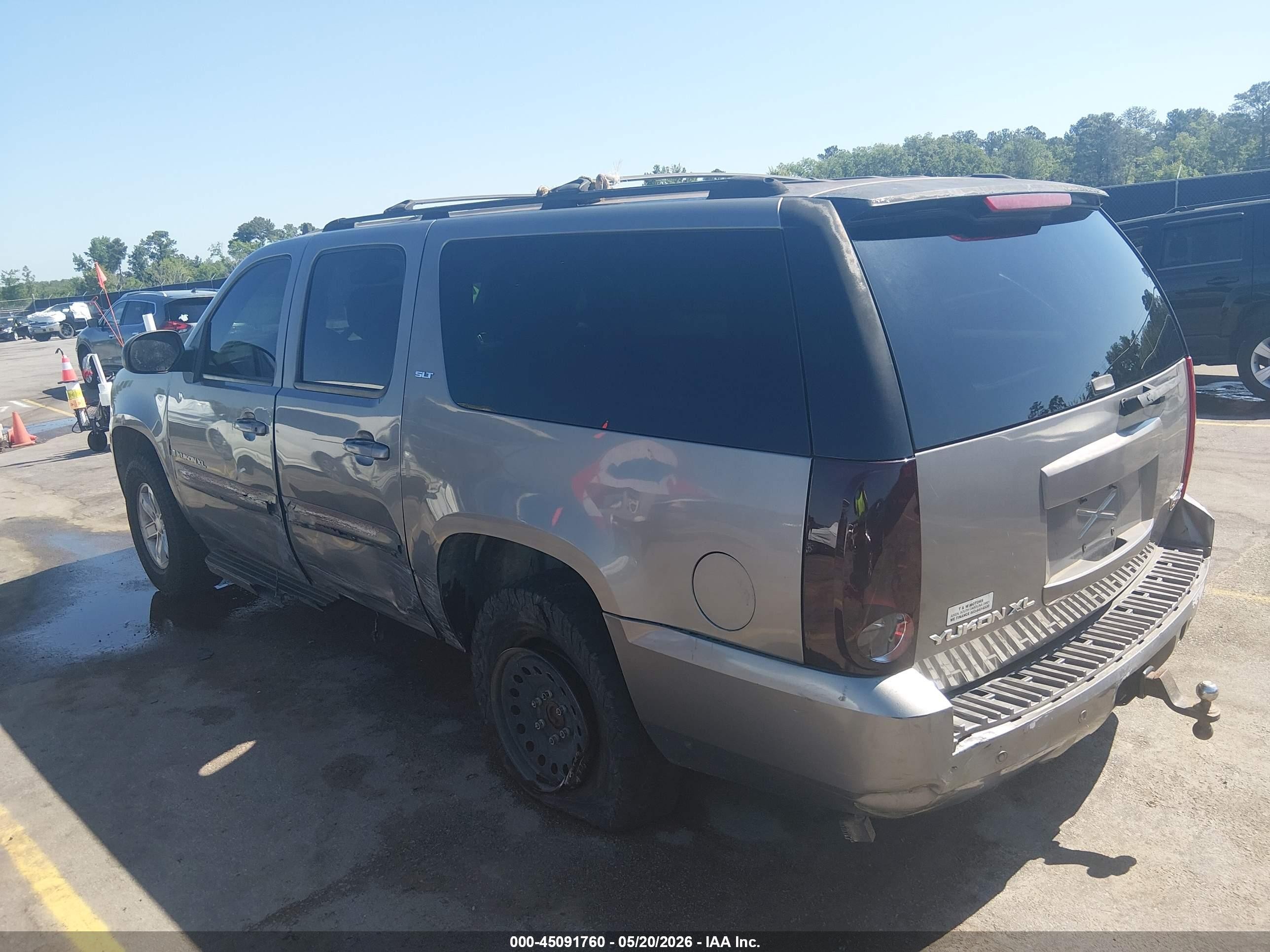 2007 Gmc Yukon Xl 1500 Slt Tan vin: 1GKFC16007R202555