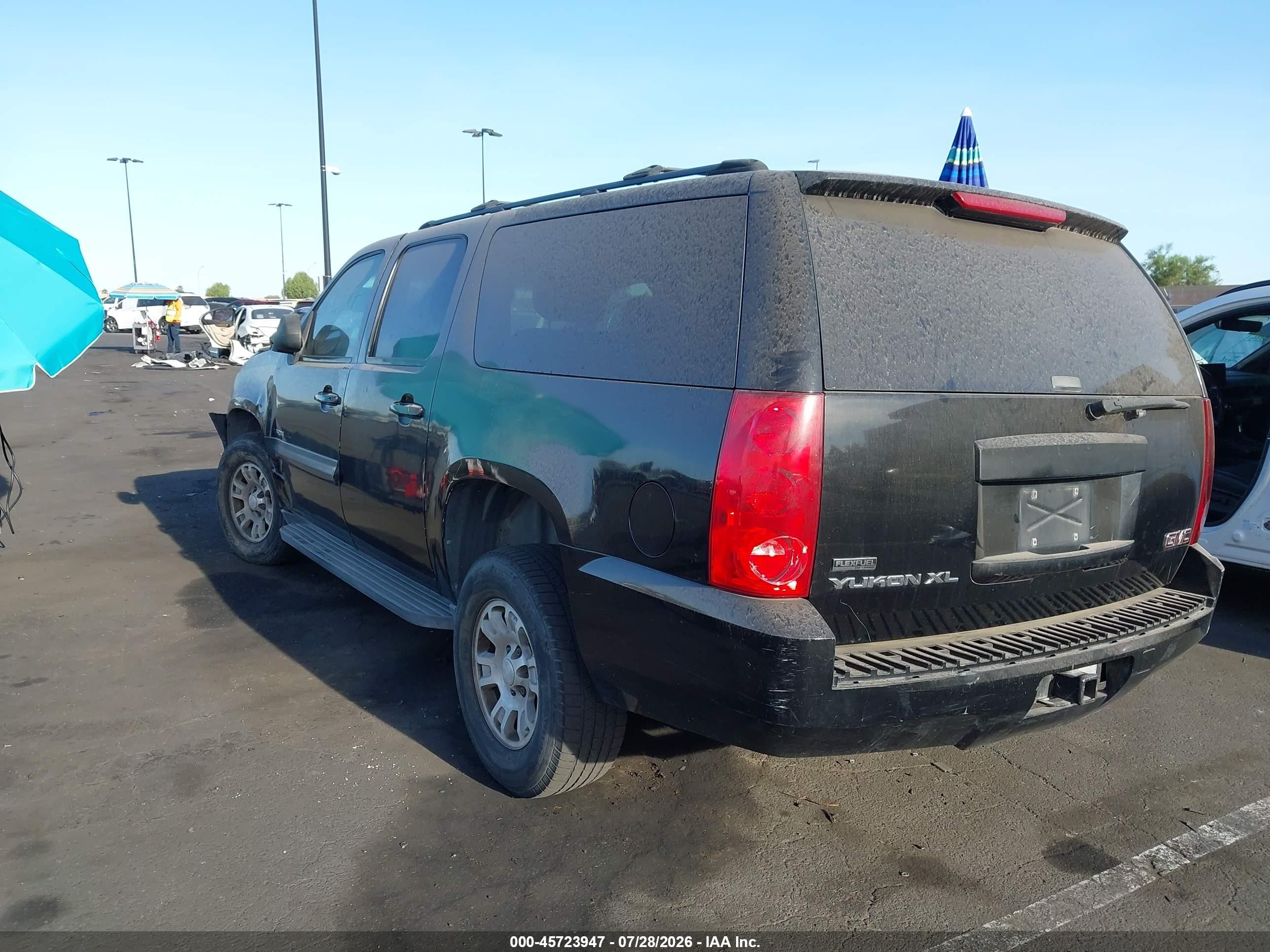 2007 Gmc Yukon Xl 1500 Commercial Fleet Black vin: 1GKFC16017R232941
