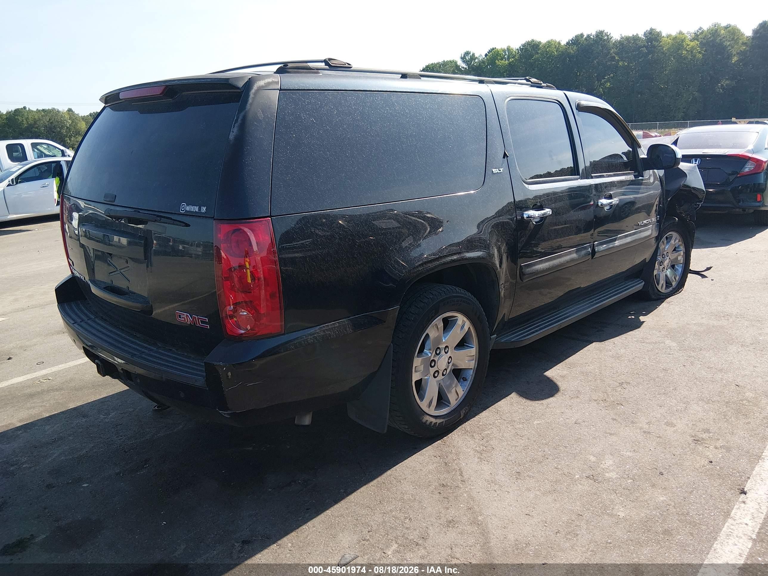 2007 Gmc Yukon Xl Slt Черный vin: 1GKFC16017R278821