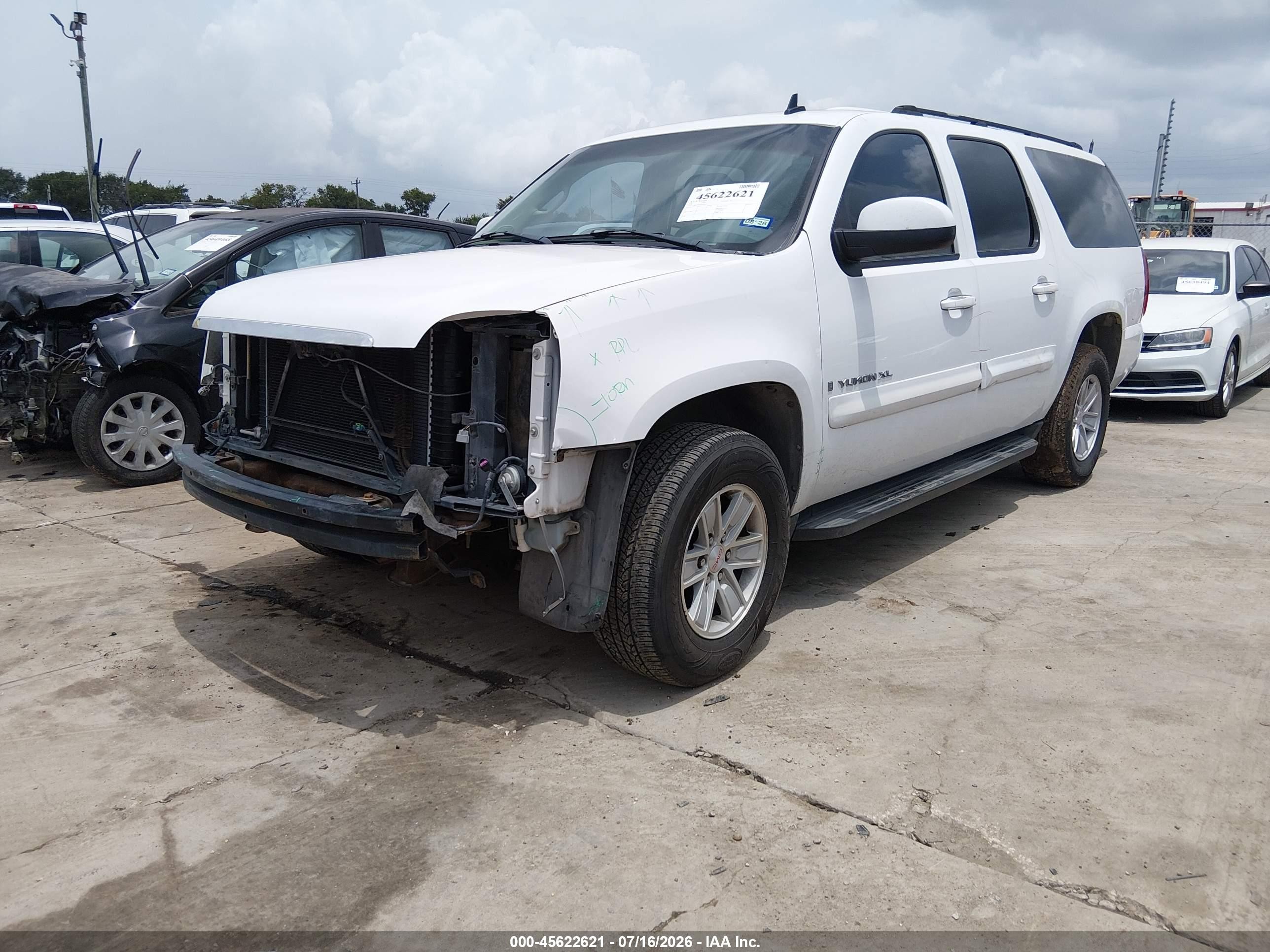 2007 Gmc Yukon Xl Commercial White vin: 1GKFC16027J187507