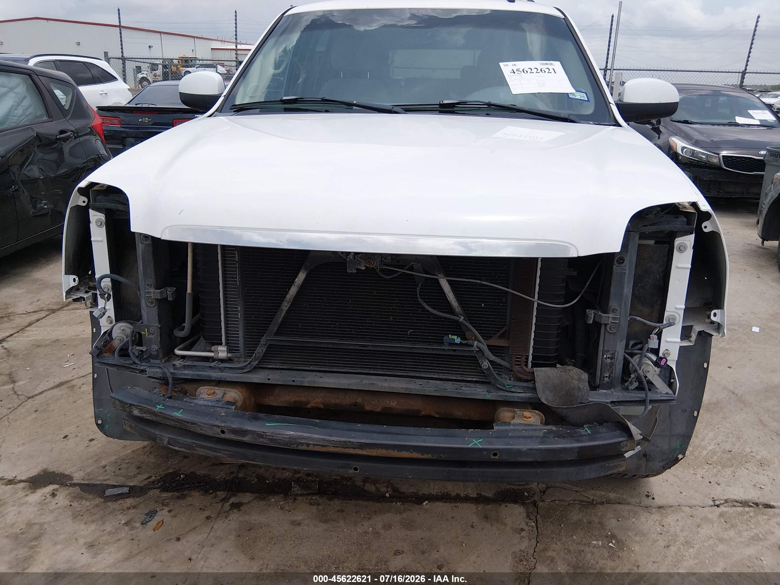2007 Gmc Yukon Xl Commercial White vin: 1GKFC16027J187507