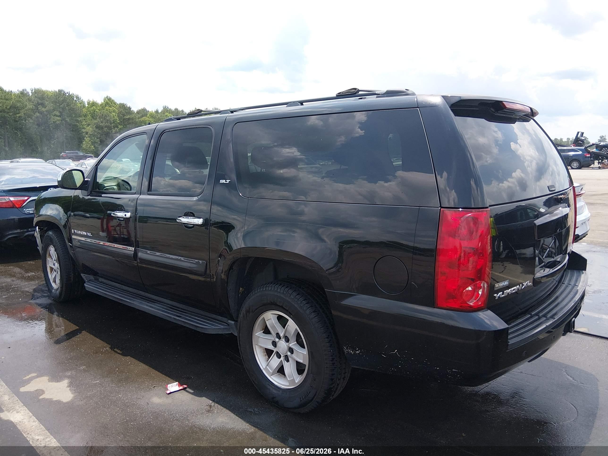 2007 Gmc Yukon Xl 1500 Slt Black vin: 1GKFC16027J305684