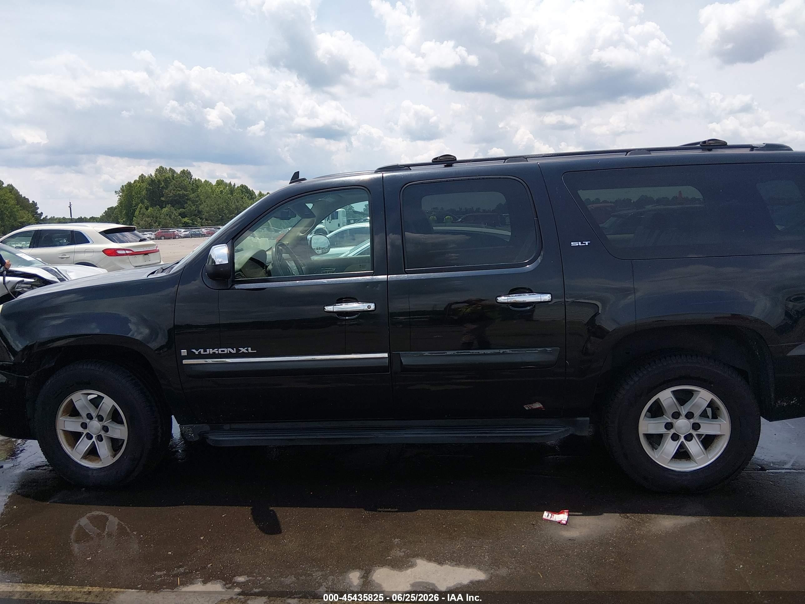 2007 Gmc Yukon Xl 1500 Slt Black vin: 1GKFC16027J305684