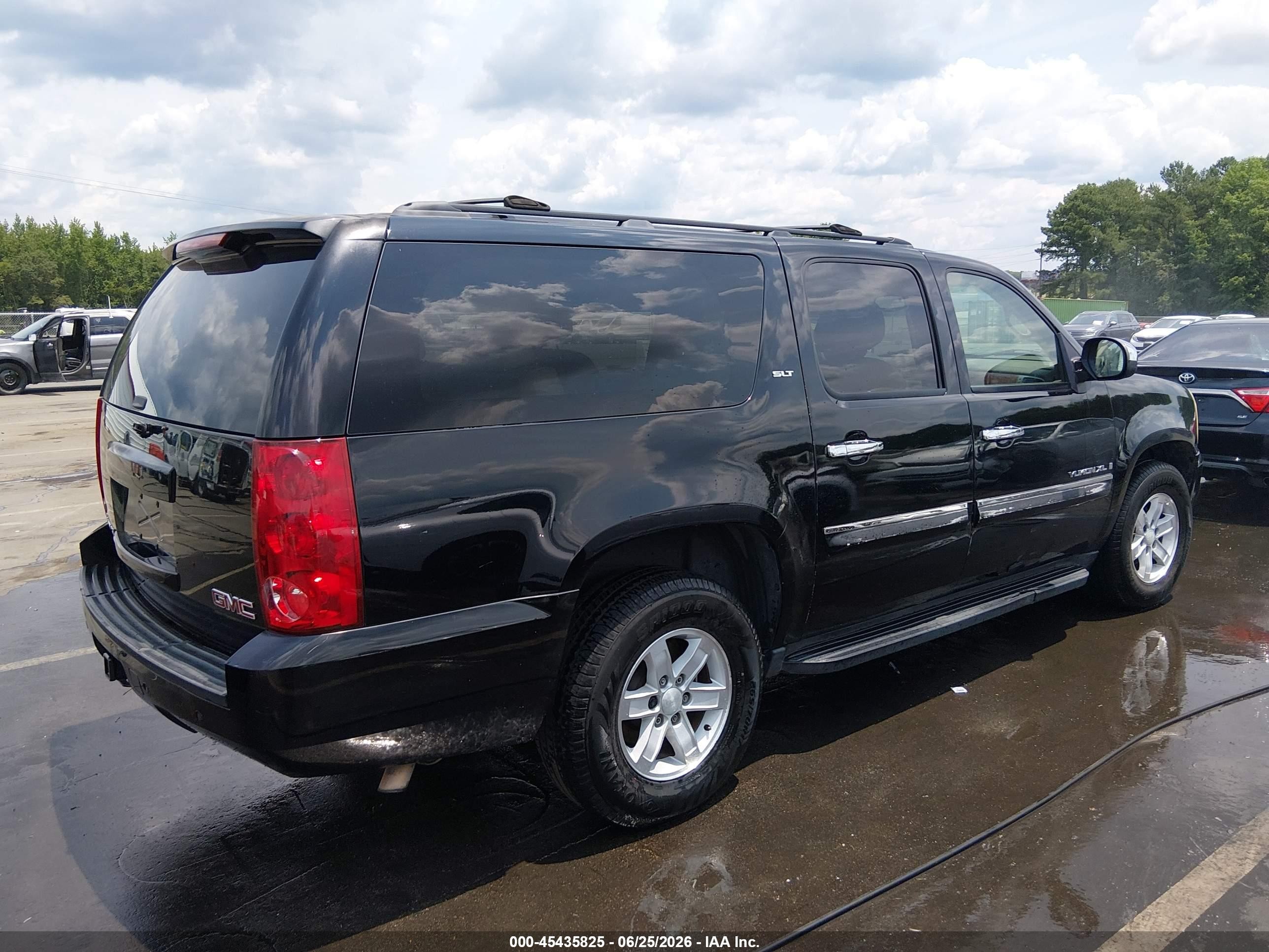 2007 Gmc Yukon Xl 1500 Slt Black vin: 1GKFC16027J305684