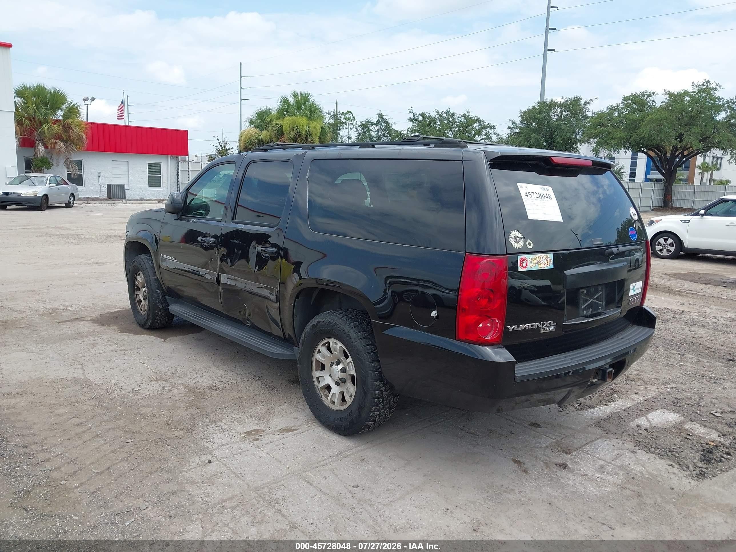 2007 Gmc Yukon Xl Sle Black vin: 1GKFC16037J224290