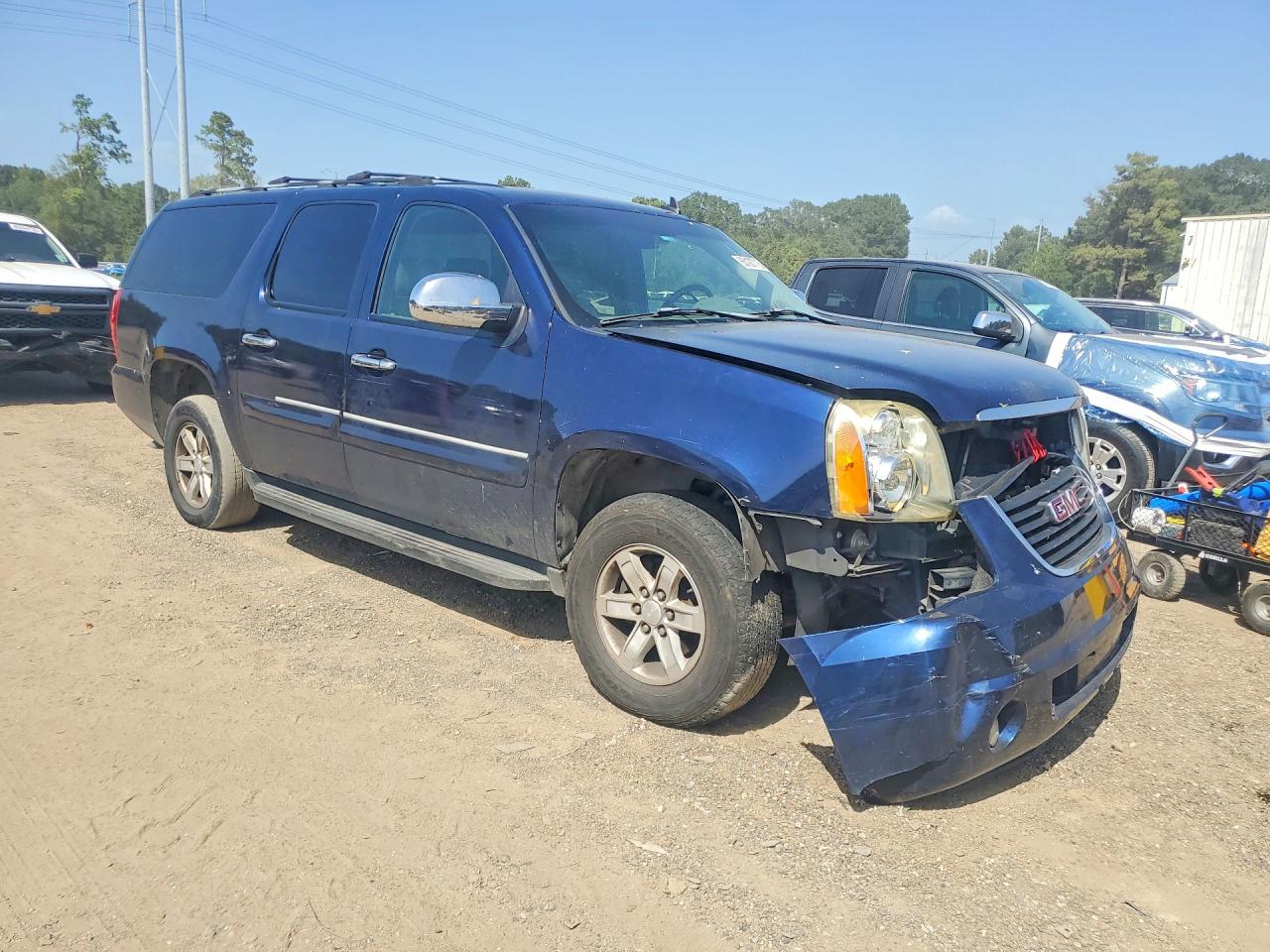2007 Gmc Yukon Xl C1500 Blue vin: 1GKFC16037J227898