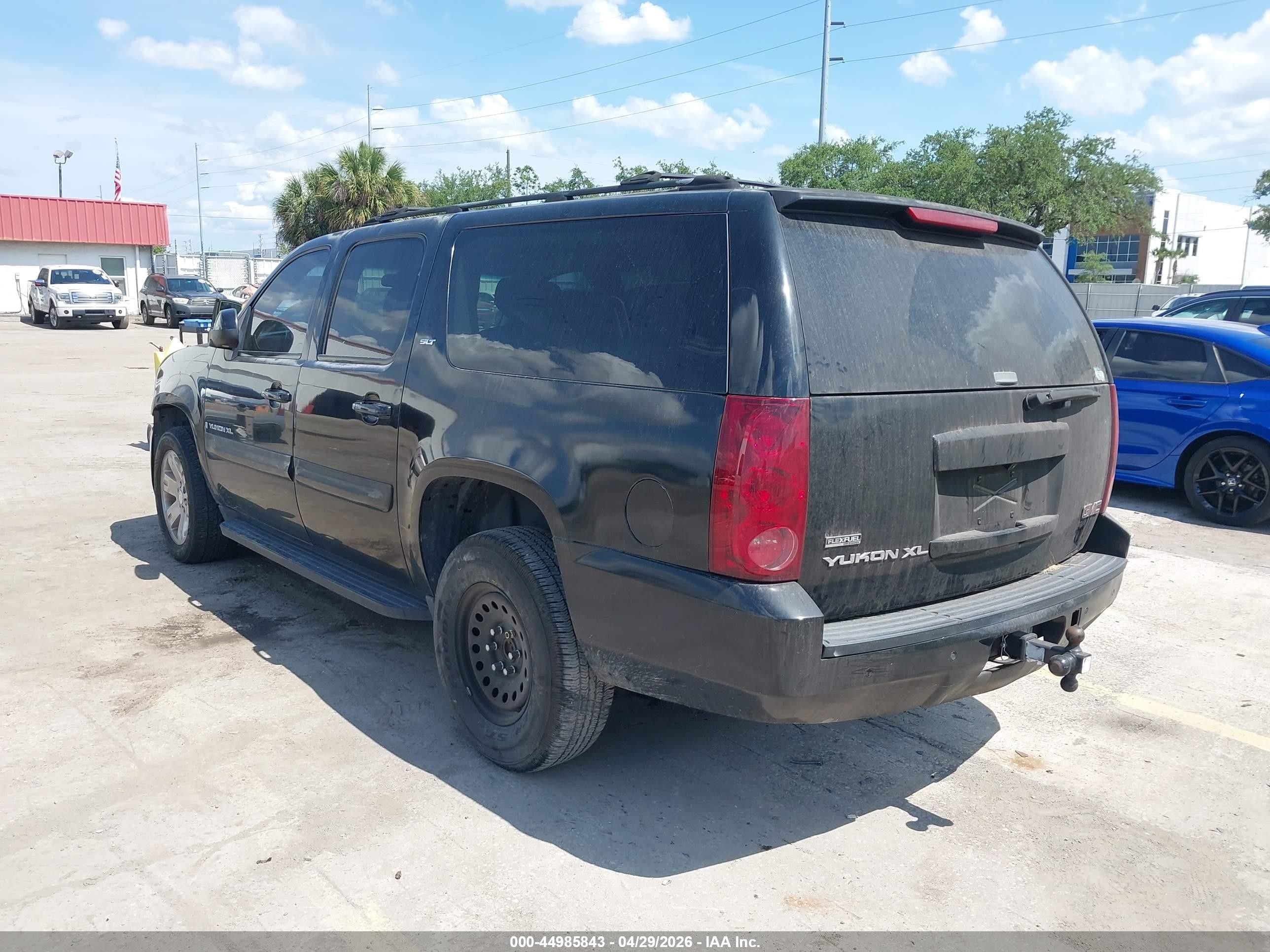 2007 Gmc Yukon Xl 1500 Slt Black vin: 1GKFC16047J270016