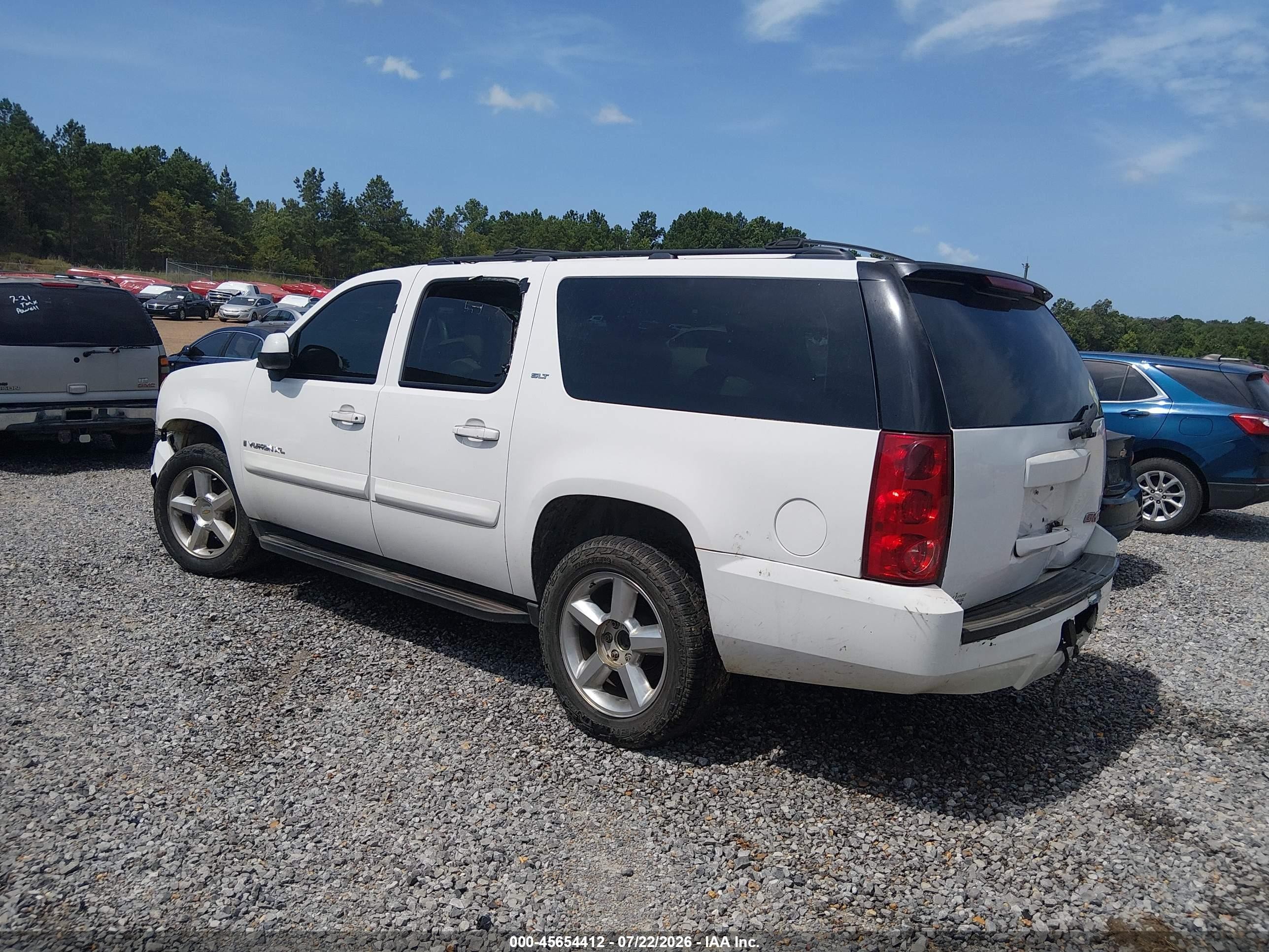 2008 Gmc Yukon Xl 1500 Slt White vin: 1GKFC16058R265958