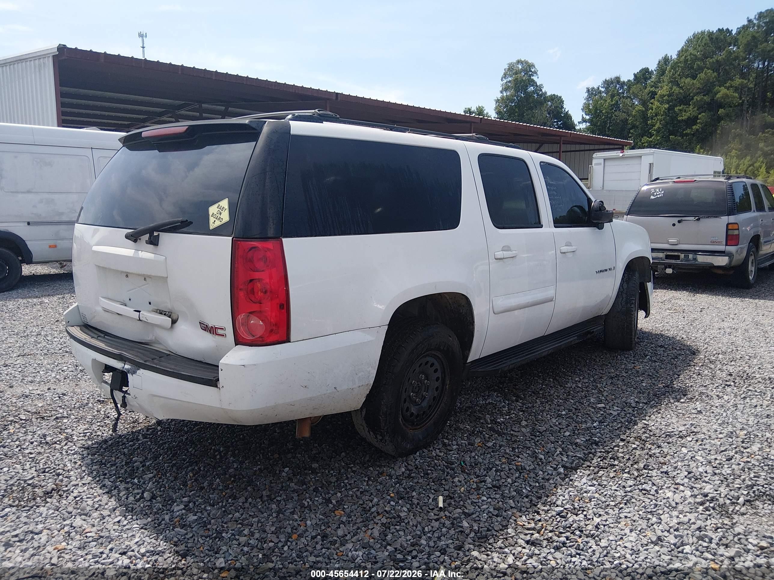 2008 Gmc Yukon Xl 1500 Slt White vin: 1GKFC16058R265958