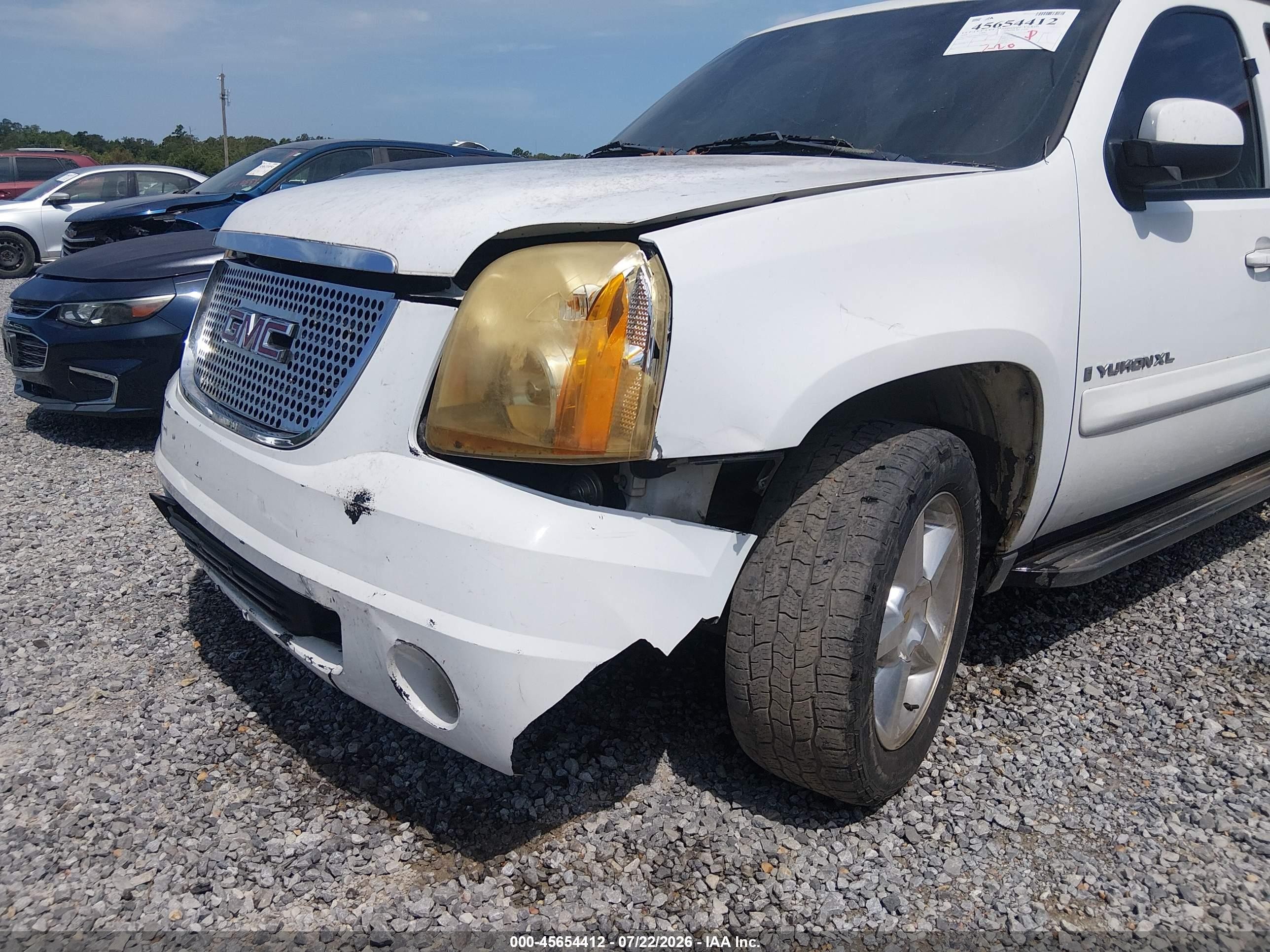 2008 Gmc Yukon Xl 1500 Slt White vin: 1GKFC16058R265958