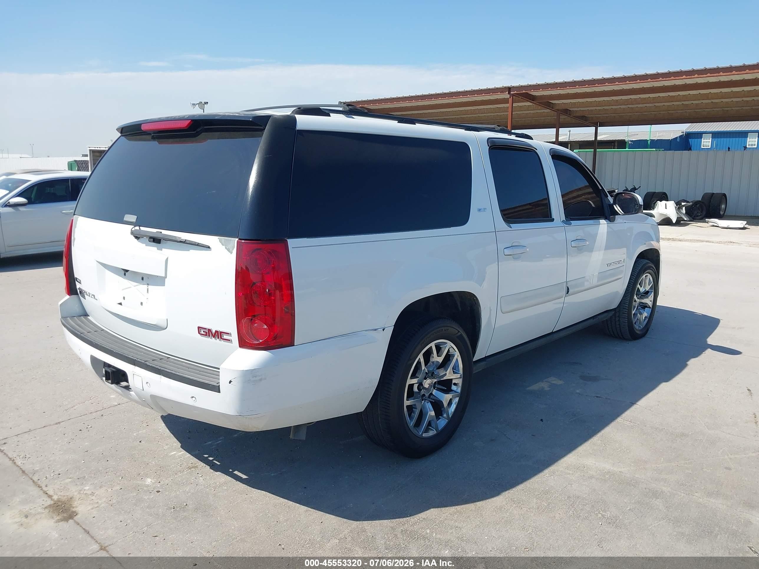 2007 Gmc Yukon Xl Slt White vin: 1GKFC16087J234572