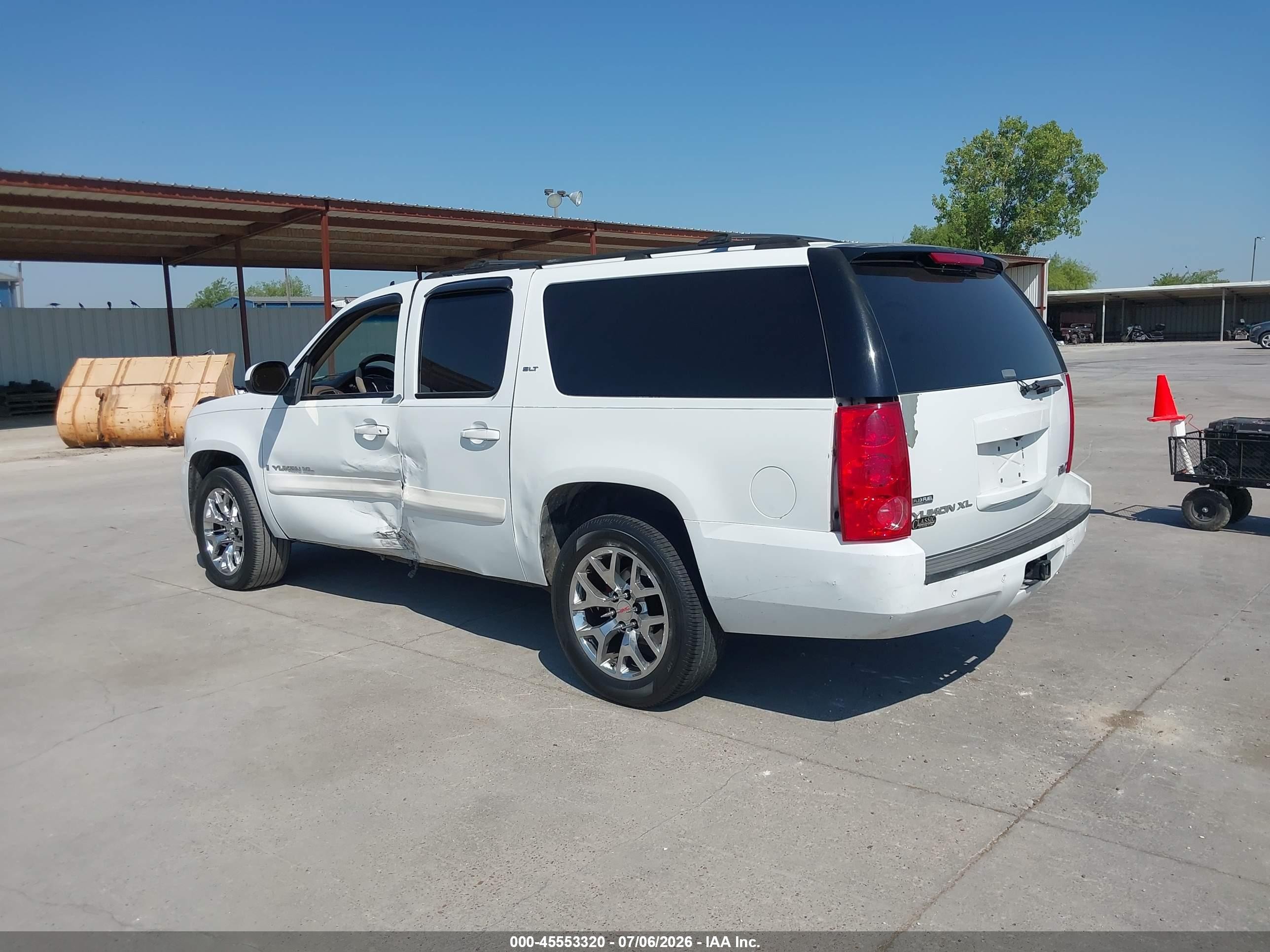 2007 Gmc Yukon Xl Slt White vin: 1GKFC16087J234572
