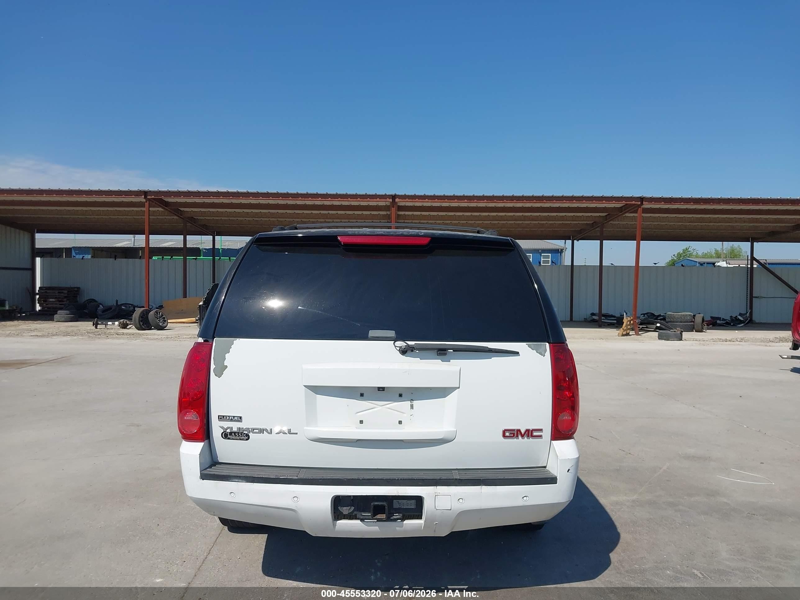 2007 Gmc Yukon Xl Slt White vin: 1GKFC16087J234572